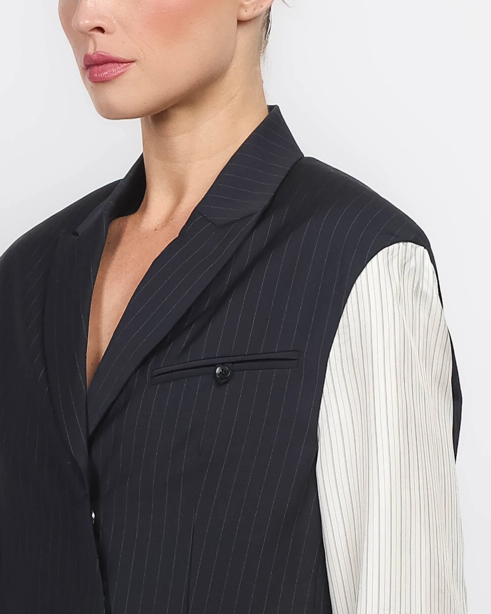 Mier Pinstripe Blazer sold by TNT Fashion product image thumbnail 5
