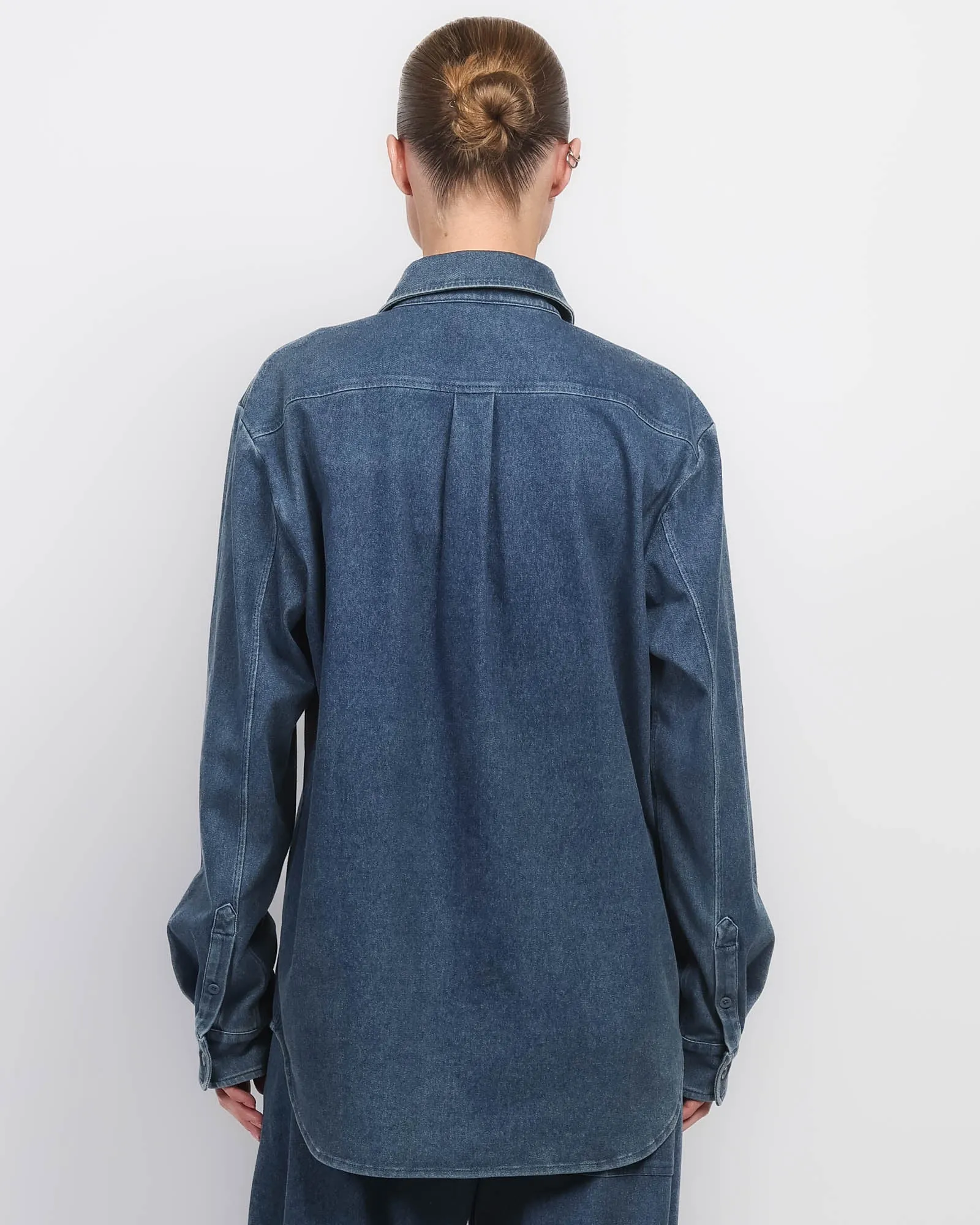 Stretch Denim Easy Shirt sold by TNT Fashion product image thumbnail 3
