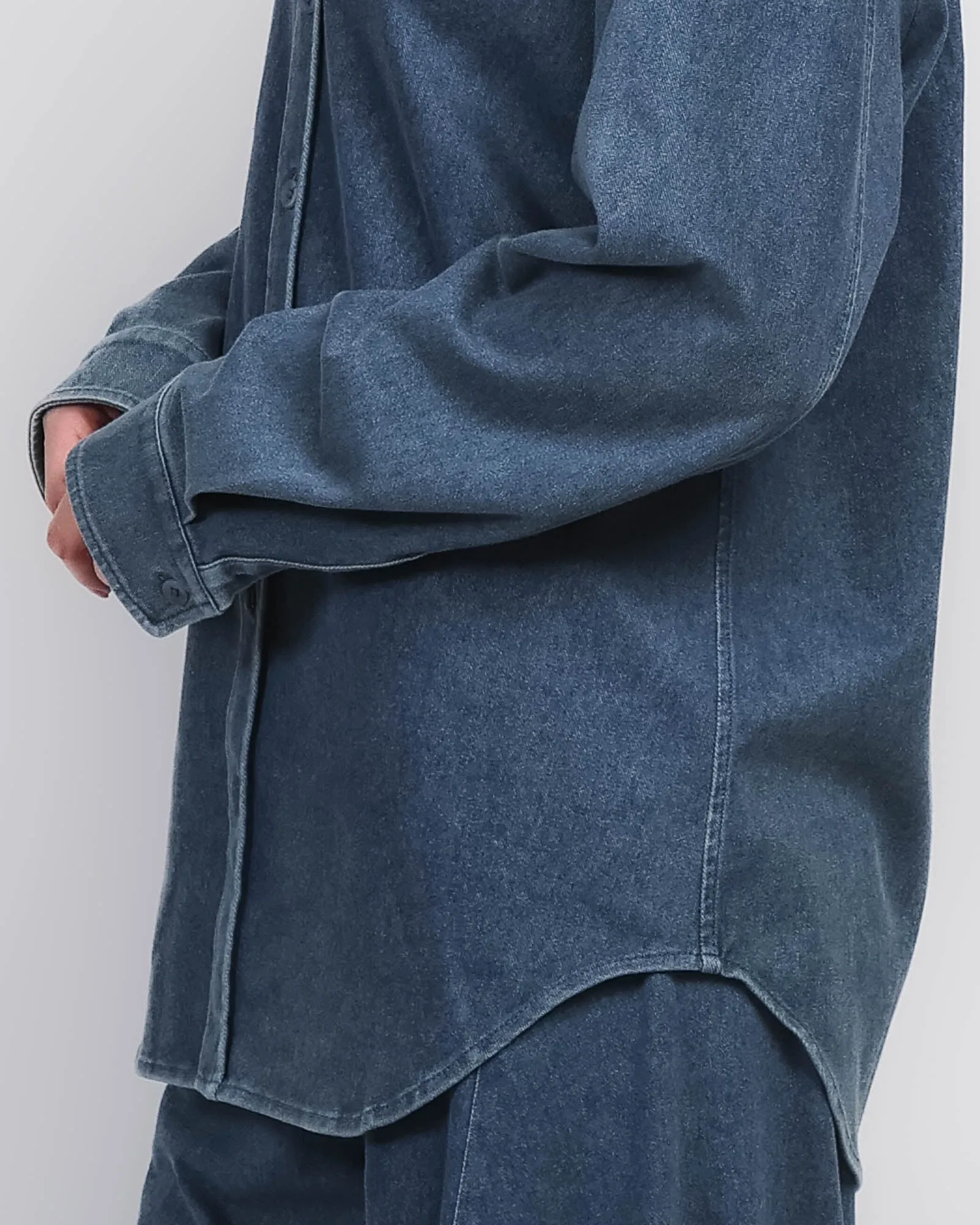 Stretch Denim Easy Shirt sold by TNT Fashion product image thumbnail 5