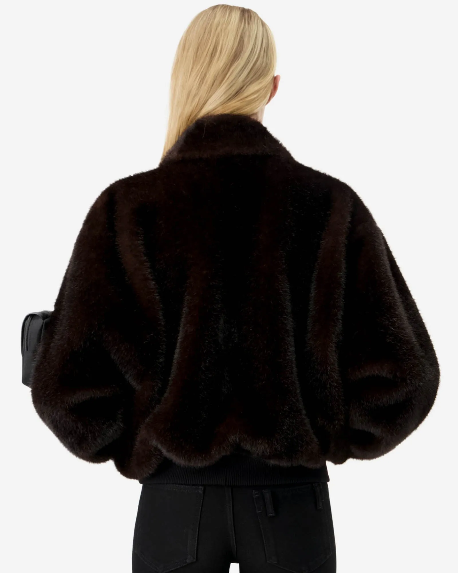 Faux Fur Bomber Jacket sold by TNT Fashion product image thumbnail 3