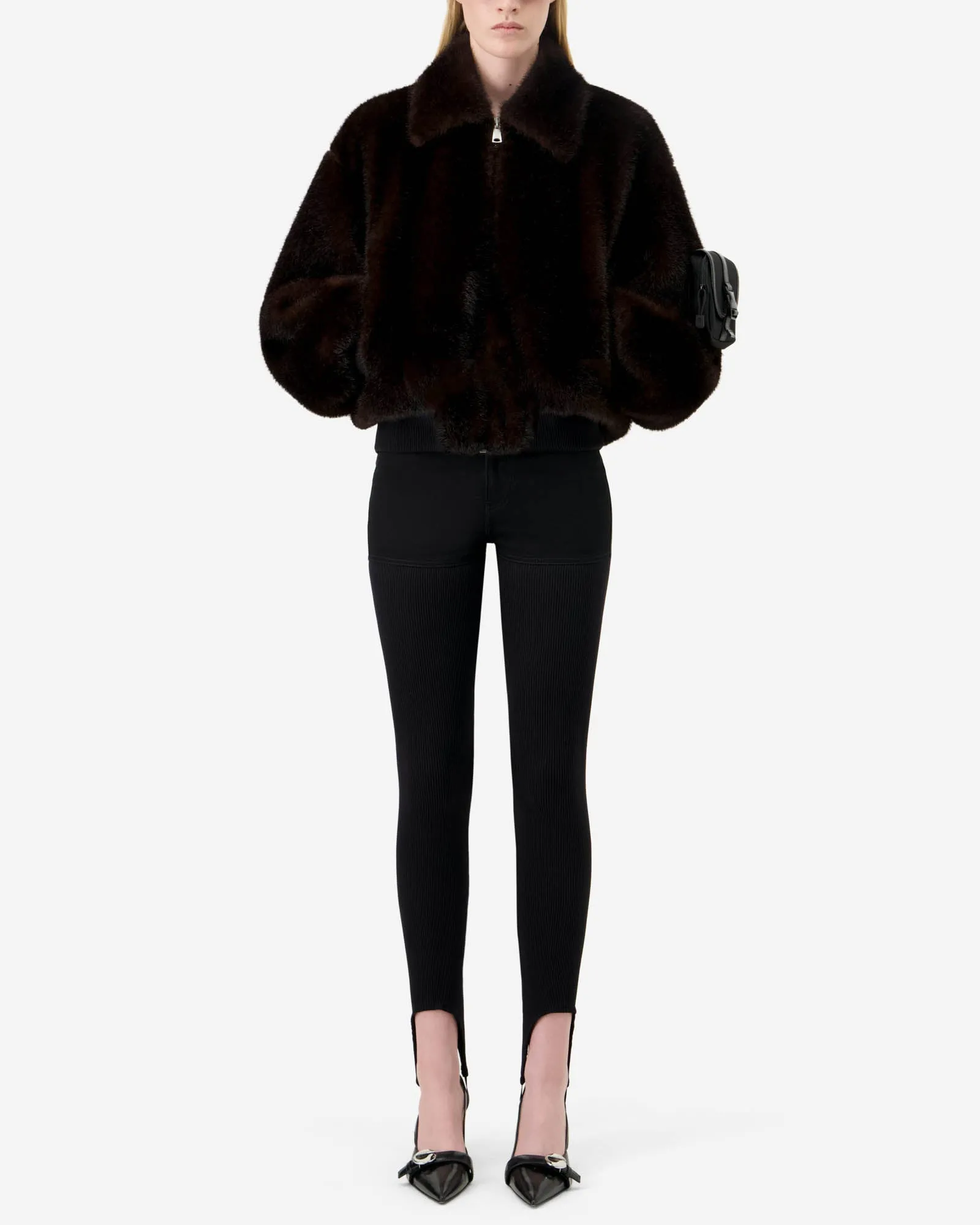 Faux Fur Bomber Jacket sold by TNT Fashion product image thumbnail 2