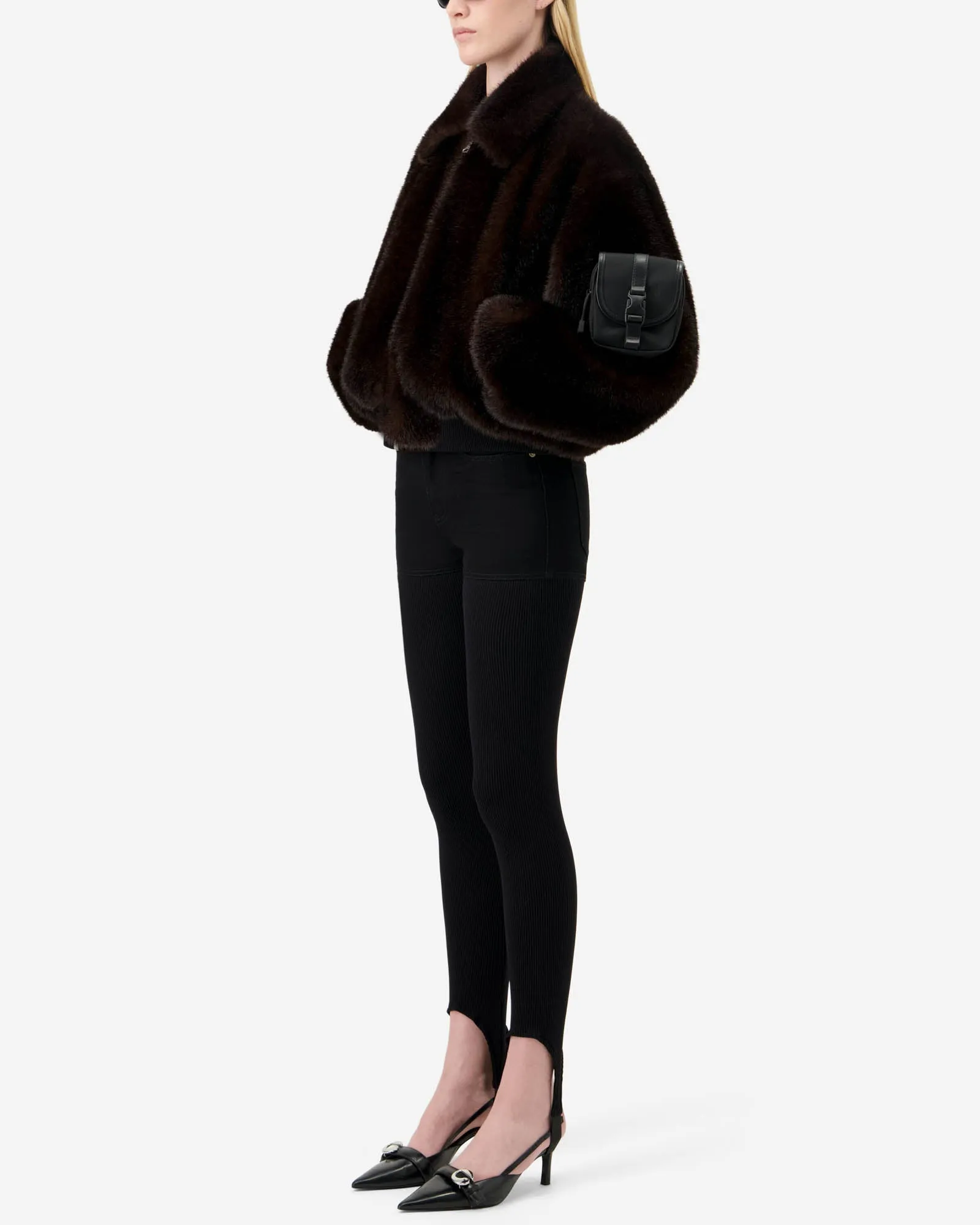 Faux Fur Bomber Jacket sold by TNT Fashion product image thumbnail 4