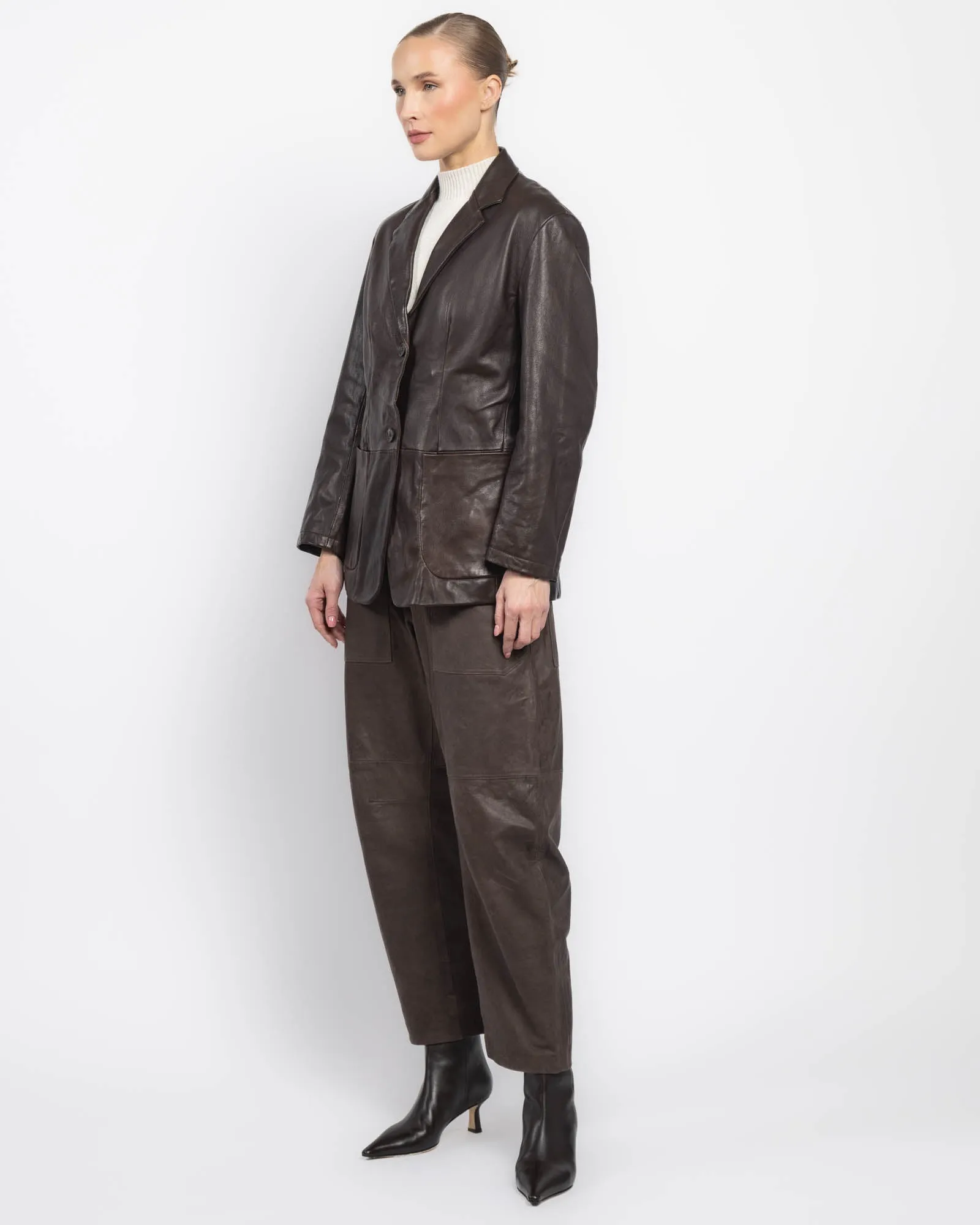 Giorgio Brato X Jade Leather Jacket sold by TNT Fashion product image thumbnail 4