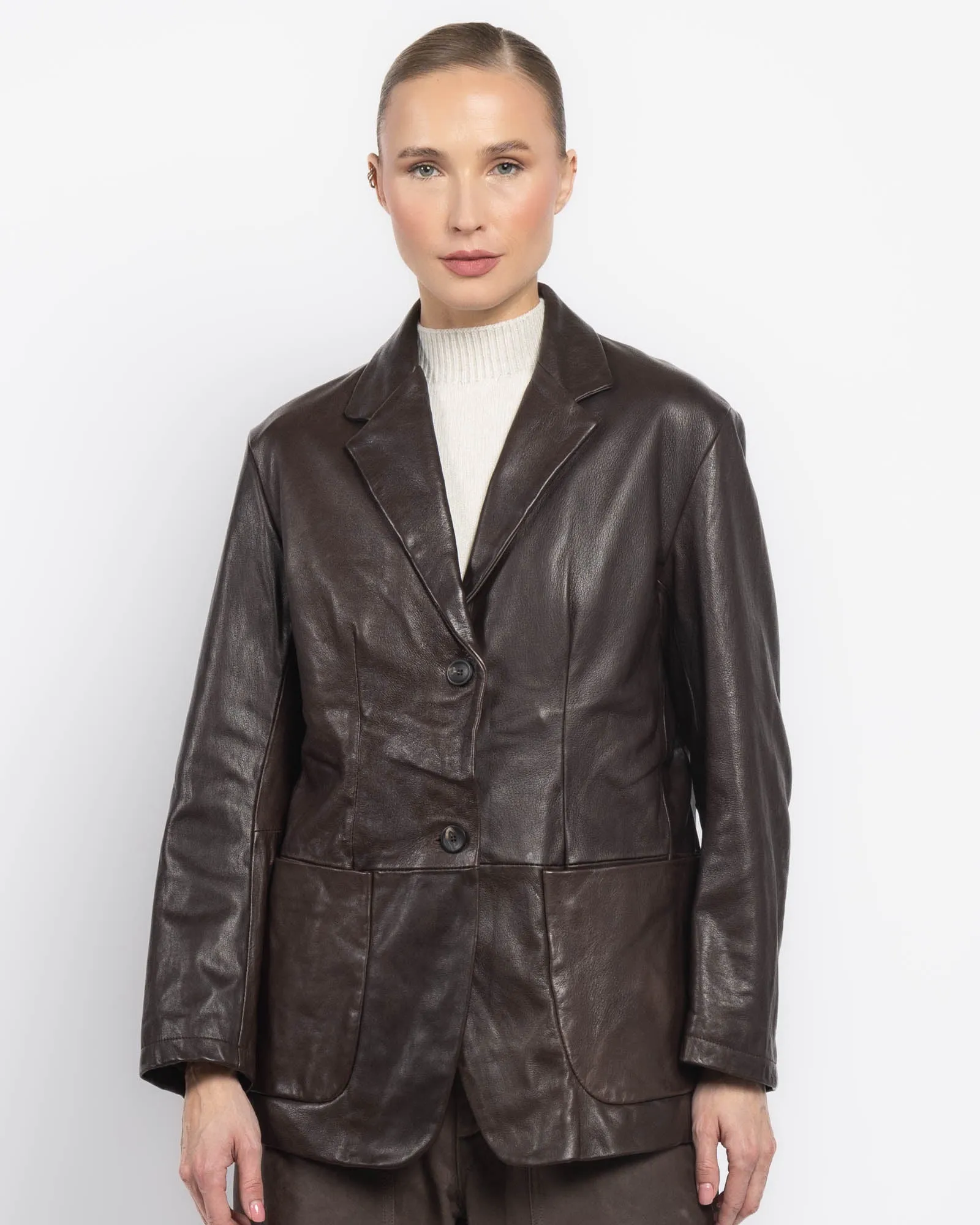 Giorgio Brato X Jade Leather Jacket sold by TNT Fashion