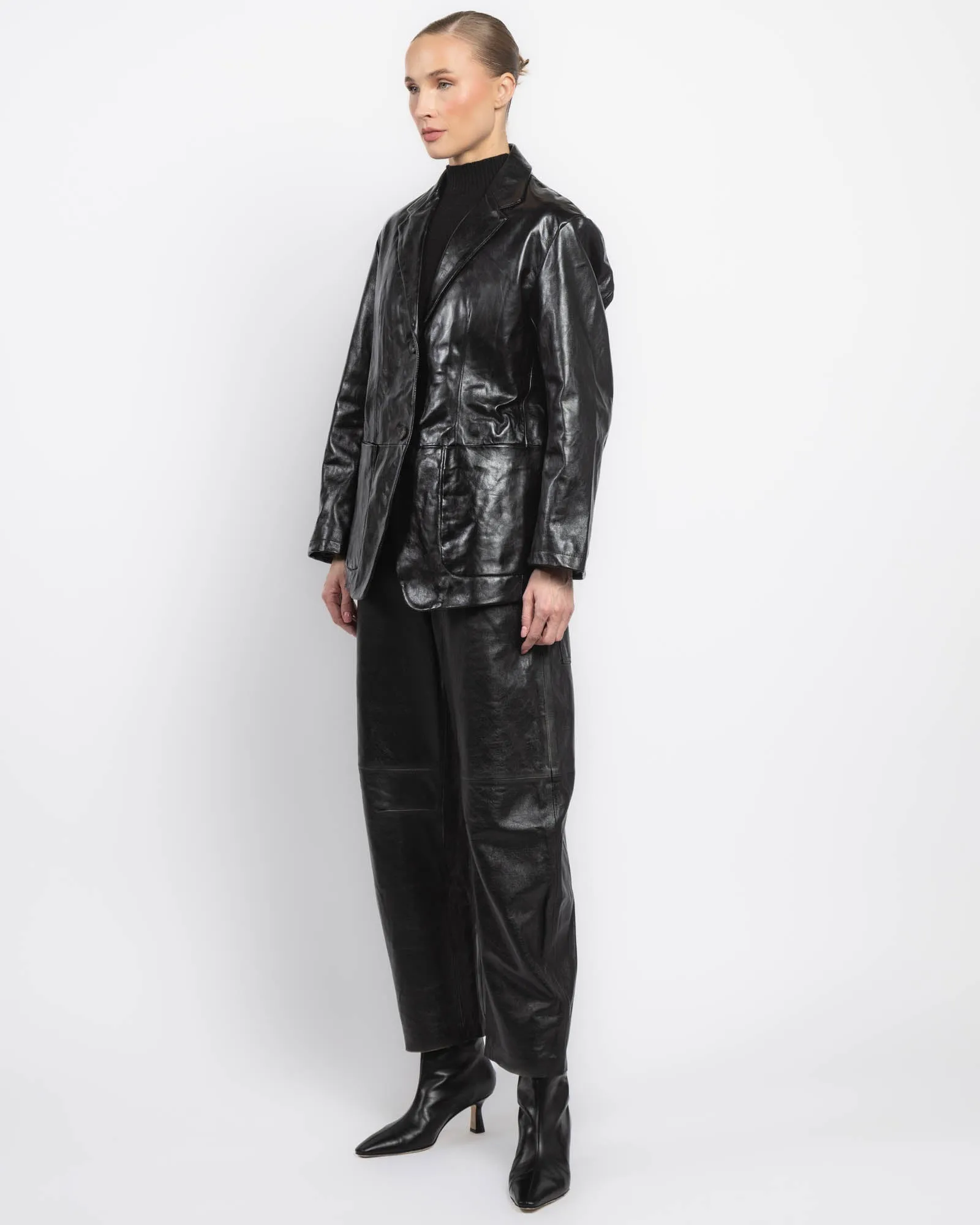 Giorgio Brato X Jade Leather Jacket sold by TNT Fashion product image thumbnail 4