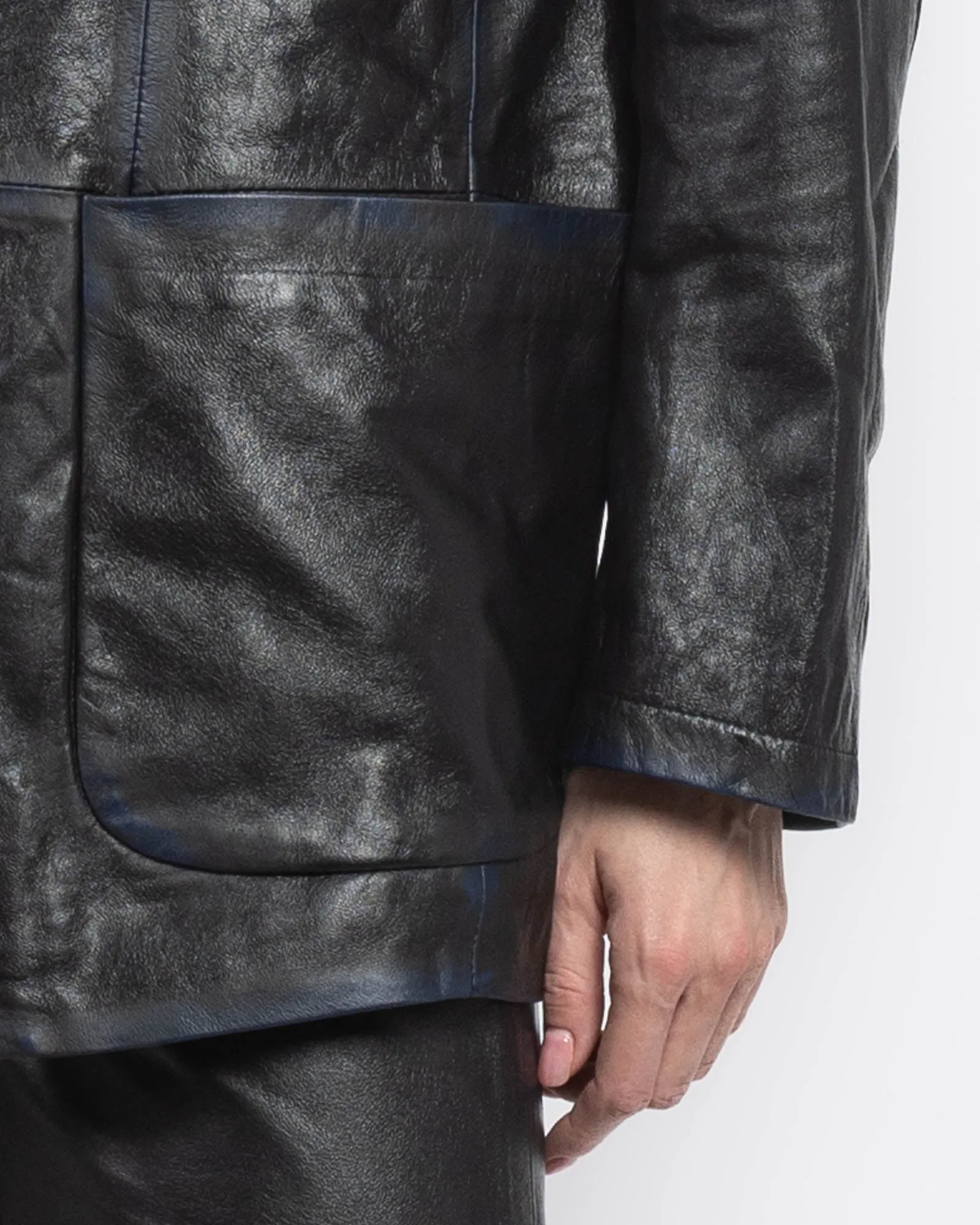 Giorgio Brato X Jade Leather Jacket sold by TNT Fashion product image thumbnail 5