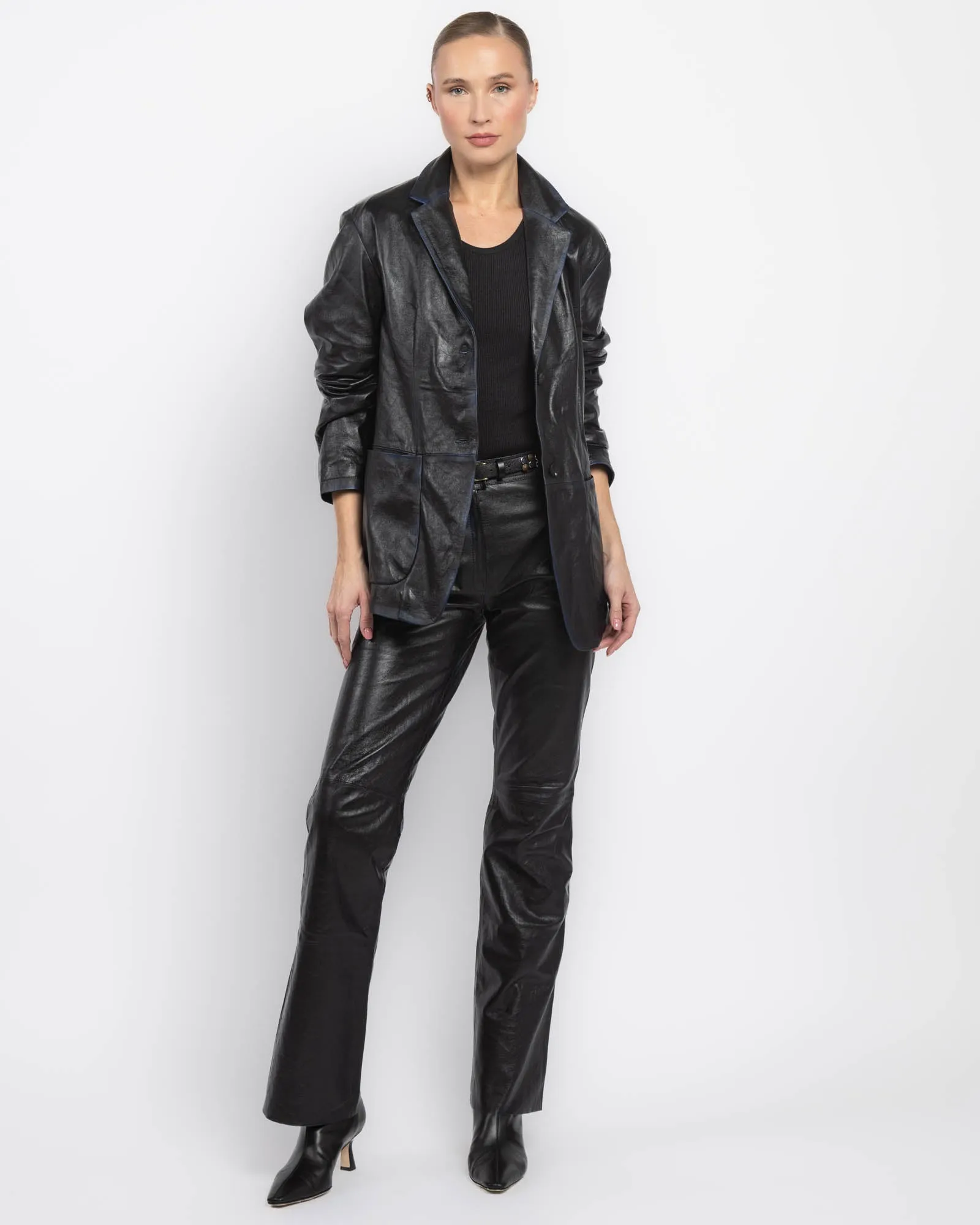 Giorgio Brato X Jade Leather Jacket sold by TNT Fashion product image thumbnail 2