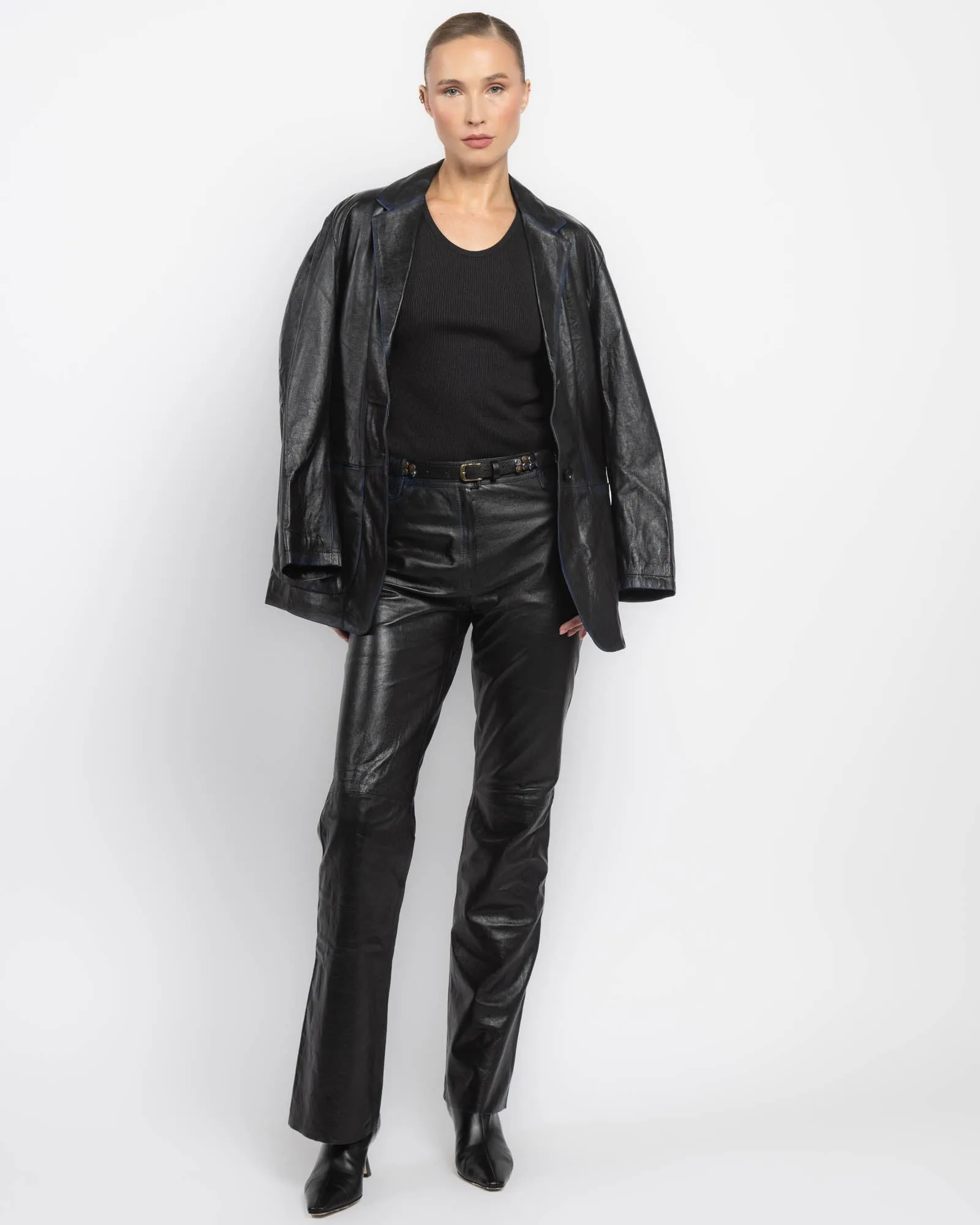 Giorgio Brato X Jade Leather Pants sold by TNT Fashion product image thumbnail 2