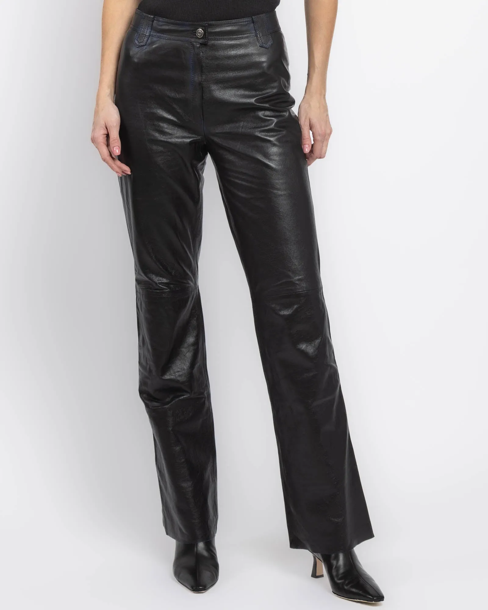 Giorgio Brato X Jade Leather Pants sold by TNT Fashion