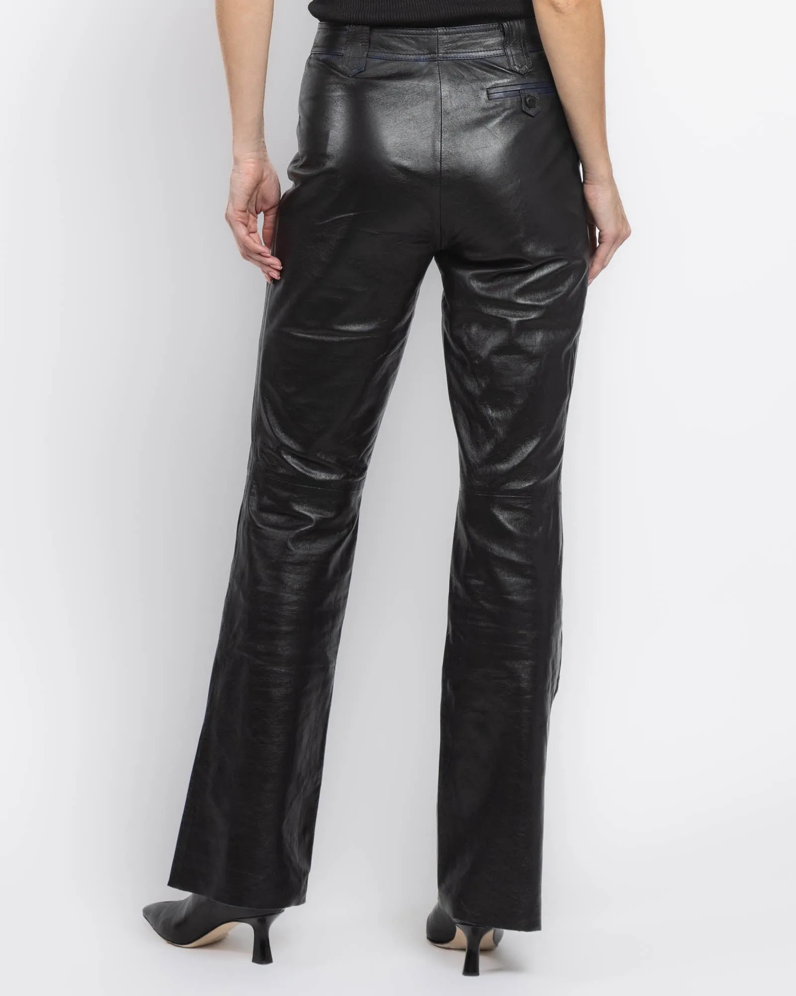 Giorgio Brato X Jade Leather Pants sold by TNT Fashion product image thumbnail 3