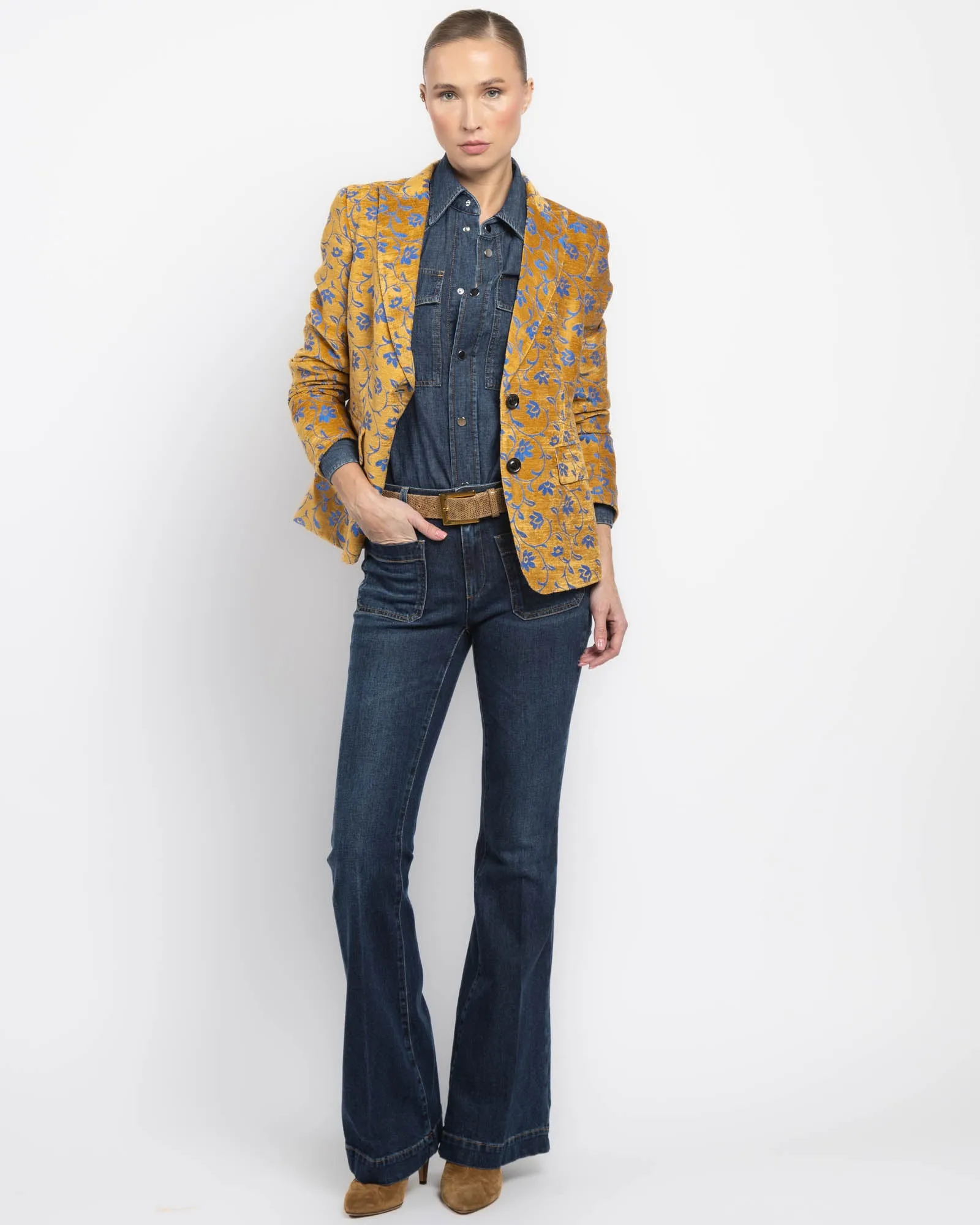 Floral Suit Jacket sold by TNT Fashion product image thumbnail 2