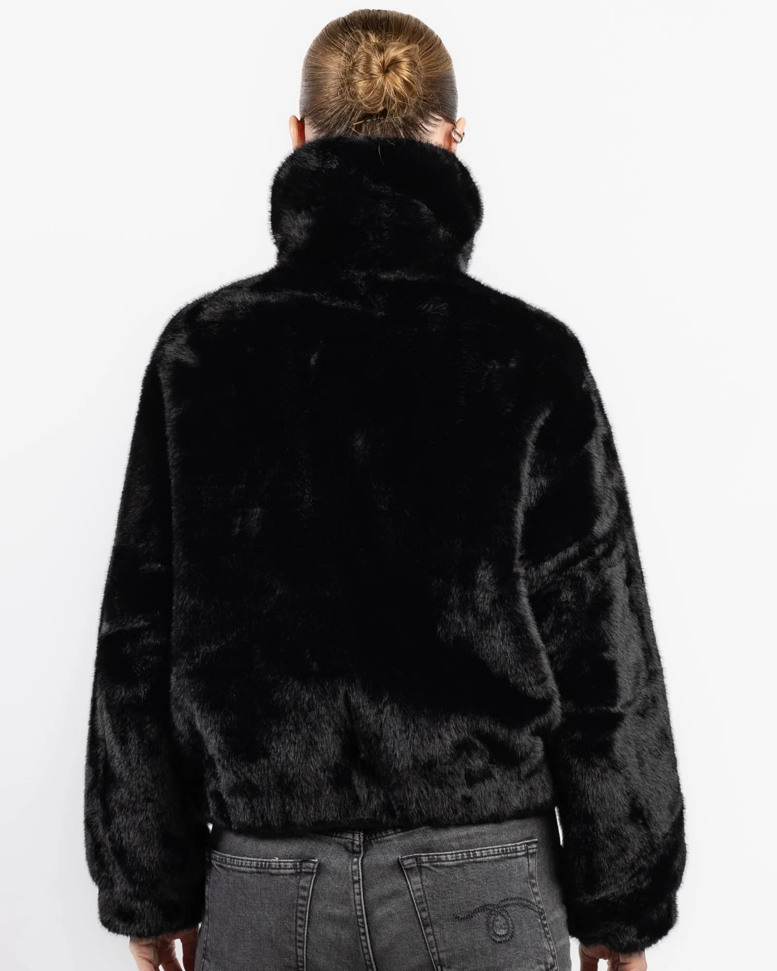 Faux Fur Bomber Jacket sold by TNT Fashion product image thumbnail 5