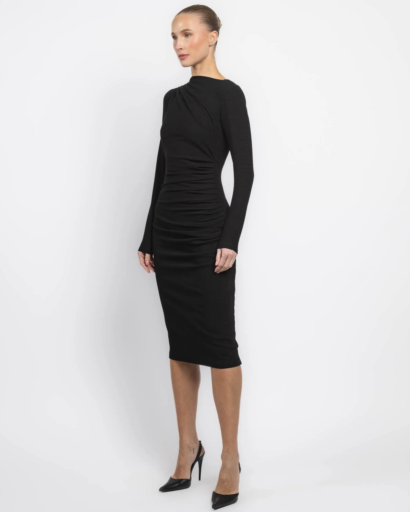 Ruching Midi Dress sold by TNT Fashion product image thumbnail 4