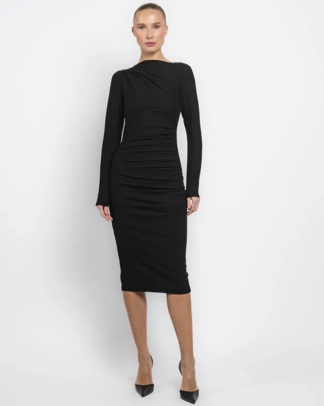 Ruching Midi Dress sold by TNT Fashion