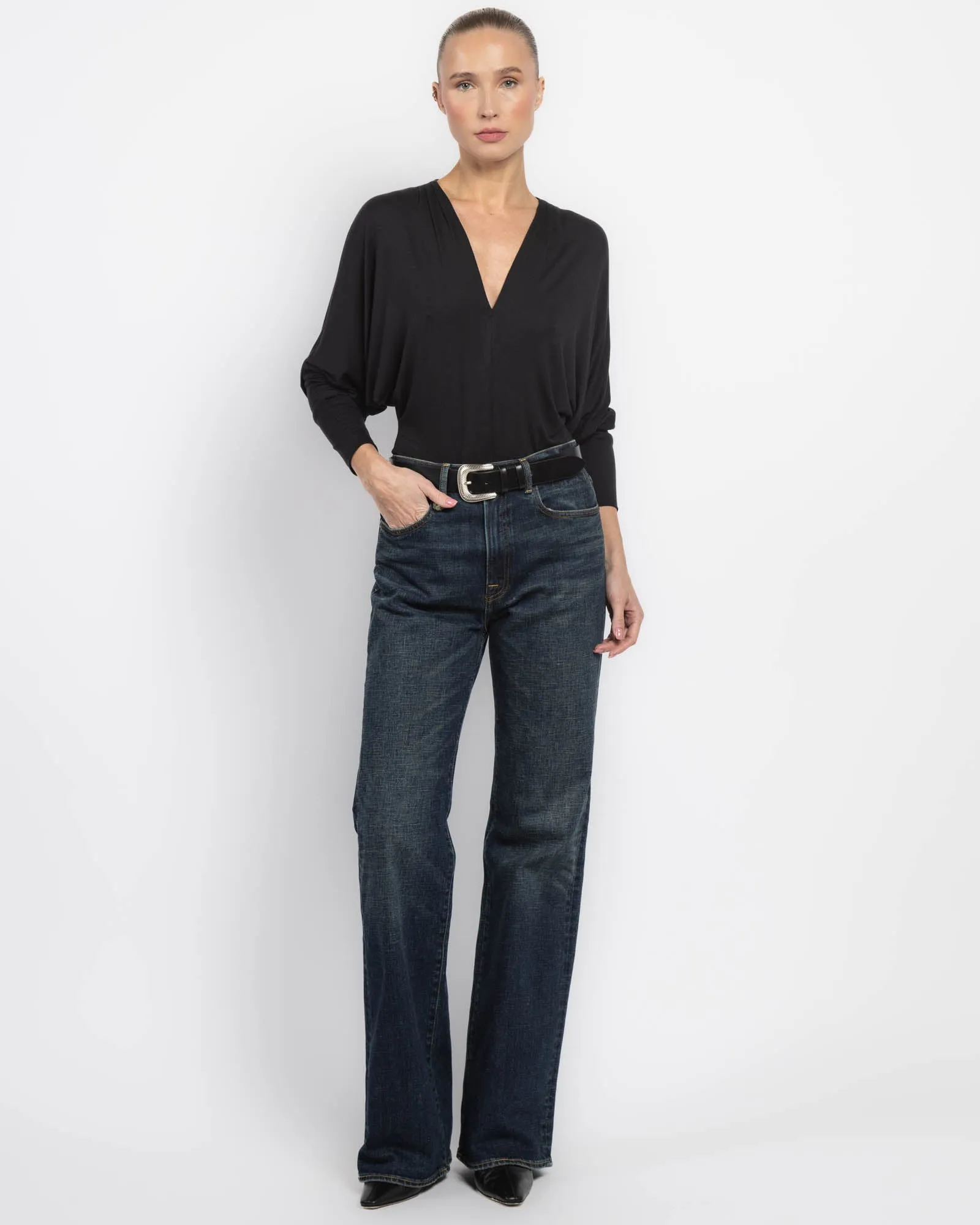 V-Neck Dolman Bodysuit sold by TNT Fashion product image thumbnail 2