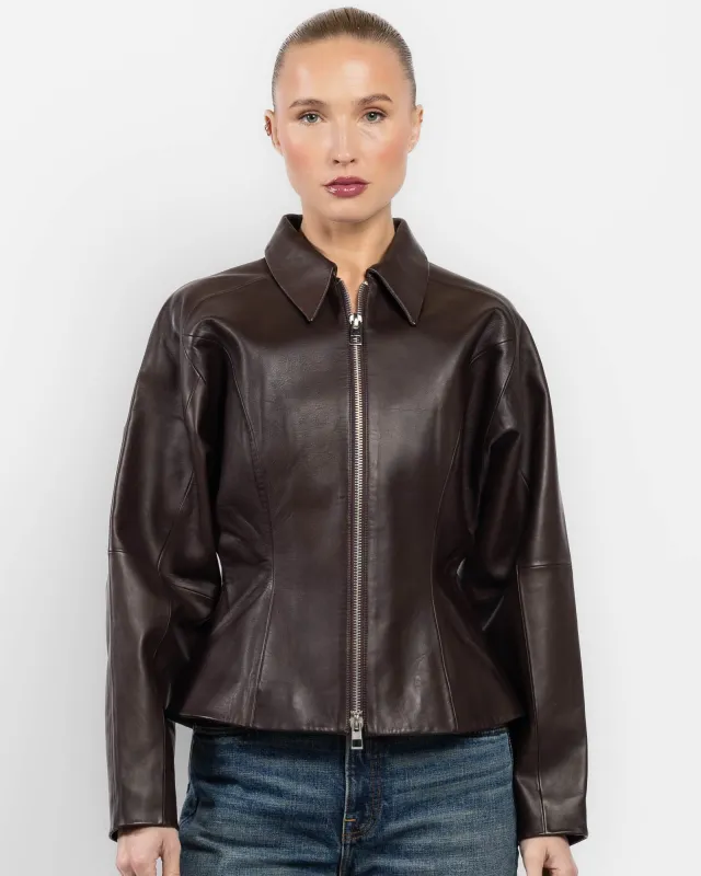 Fitted Leather Jacket sold by TNT Fashion