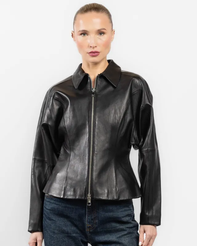 Fitted Leather Jacket sold by TNT Fashion