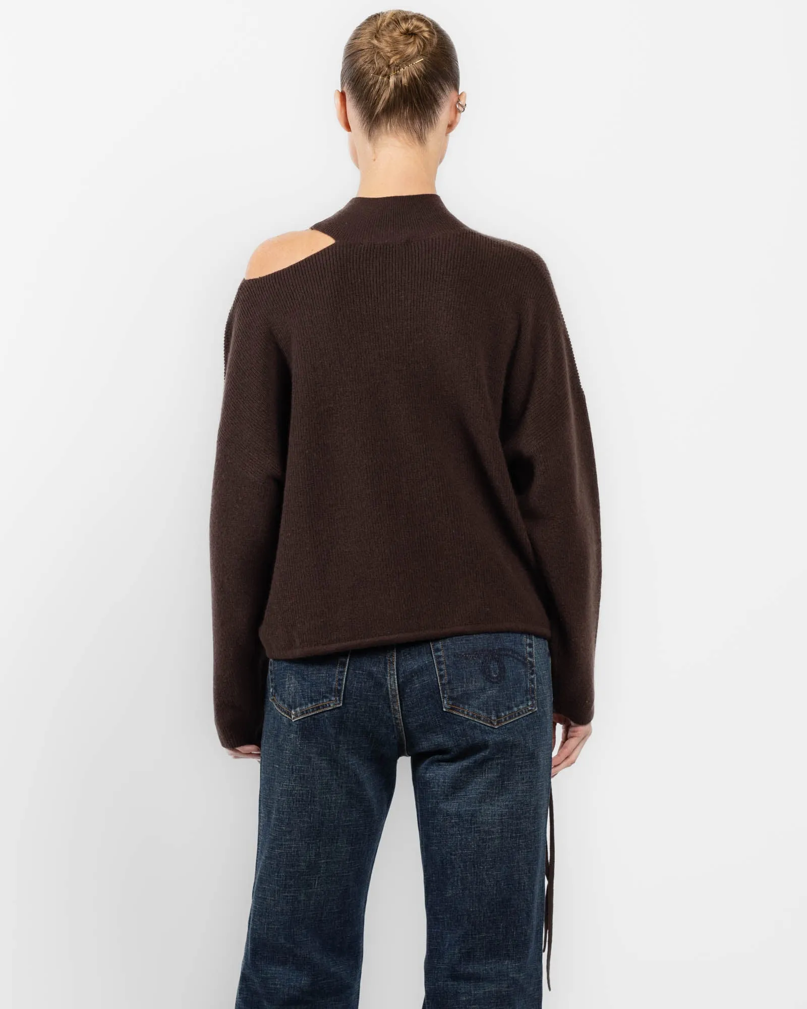 Open Shoulder Knit Sweater sold by TNT Fashion product image thumbnail 3