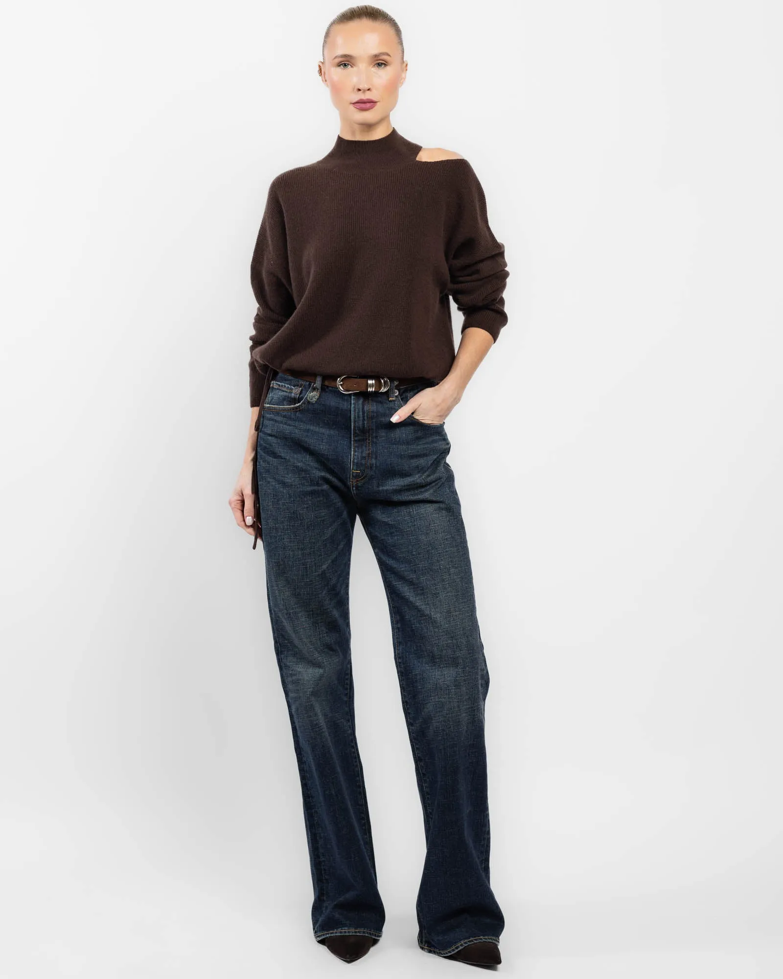 Open Shoulder Knit Sweater sold by TNT Fashion product image thumbnail 2