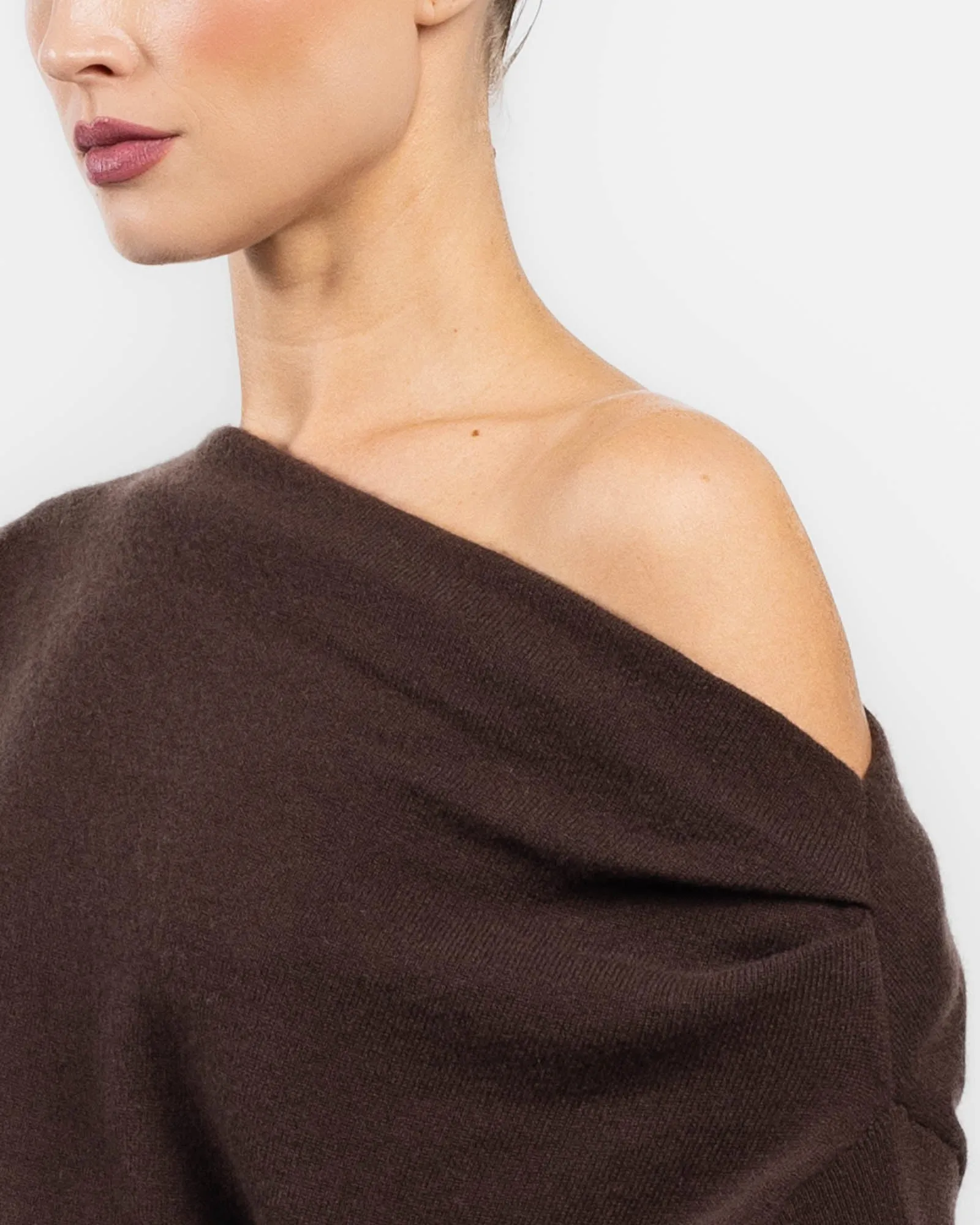 Long Sleeve Asymmetrical Drape Sweater sold by TNT Fashion product image thumbnail 5