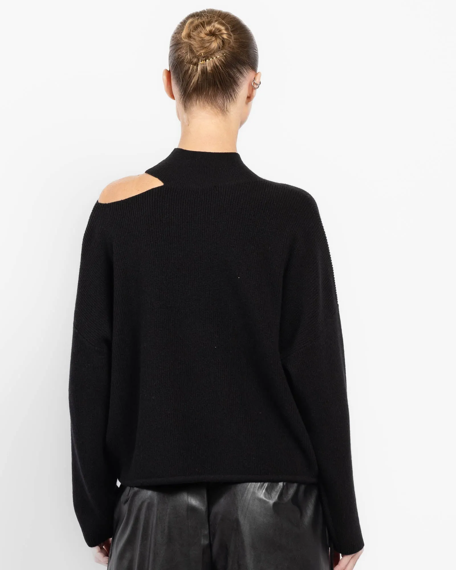 Open Shoulder Knit Sweater sold by TNT Fashion product image thumbnail 3