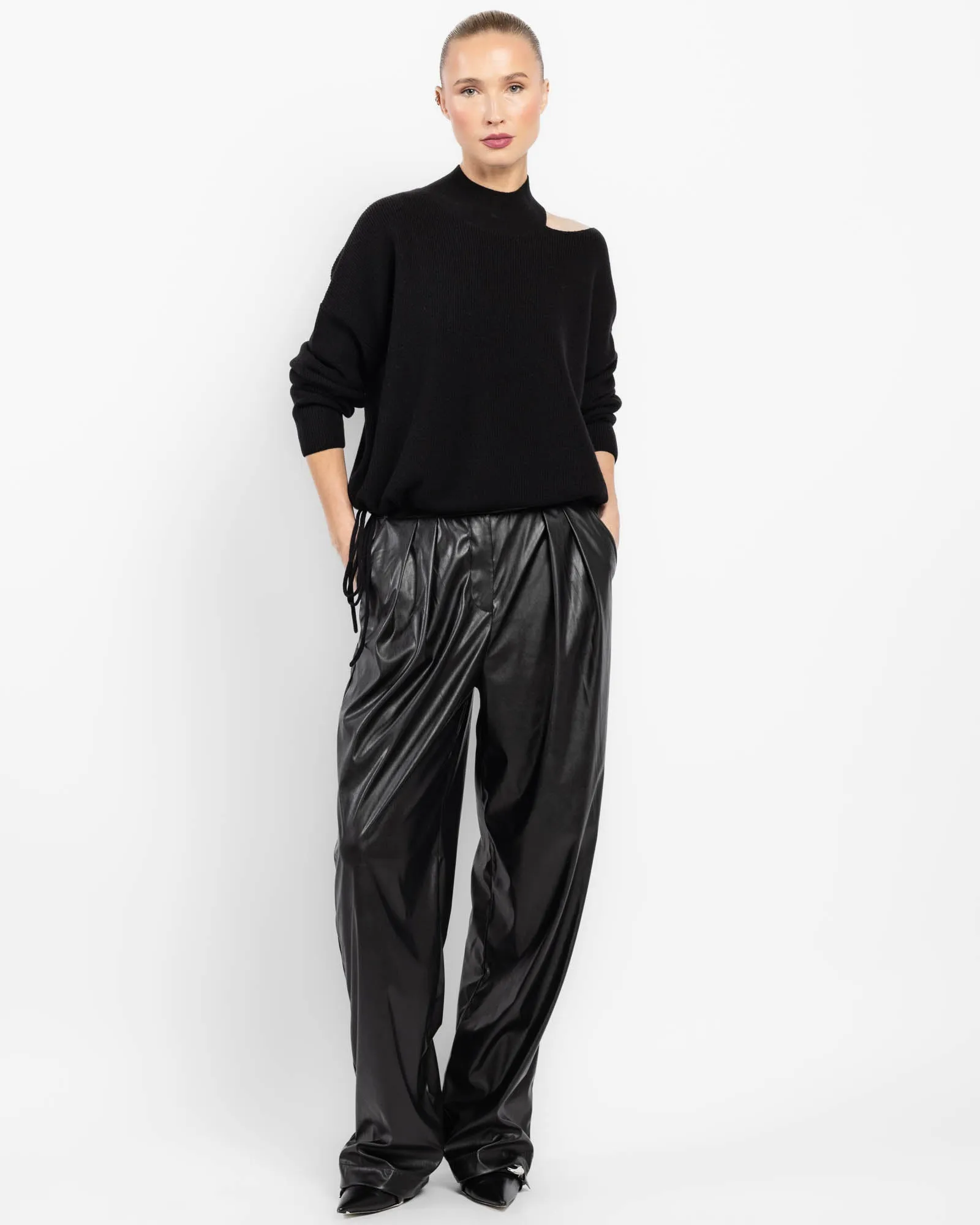 Open Shoulder Knit Sweater sold by TNT Fashion product image thumbnail 2