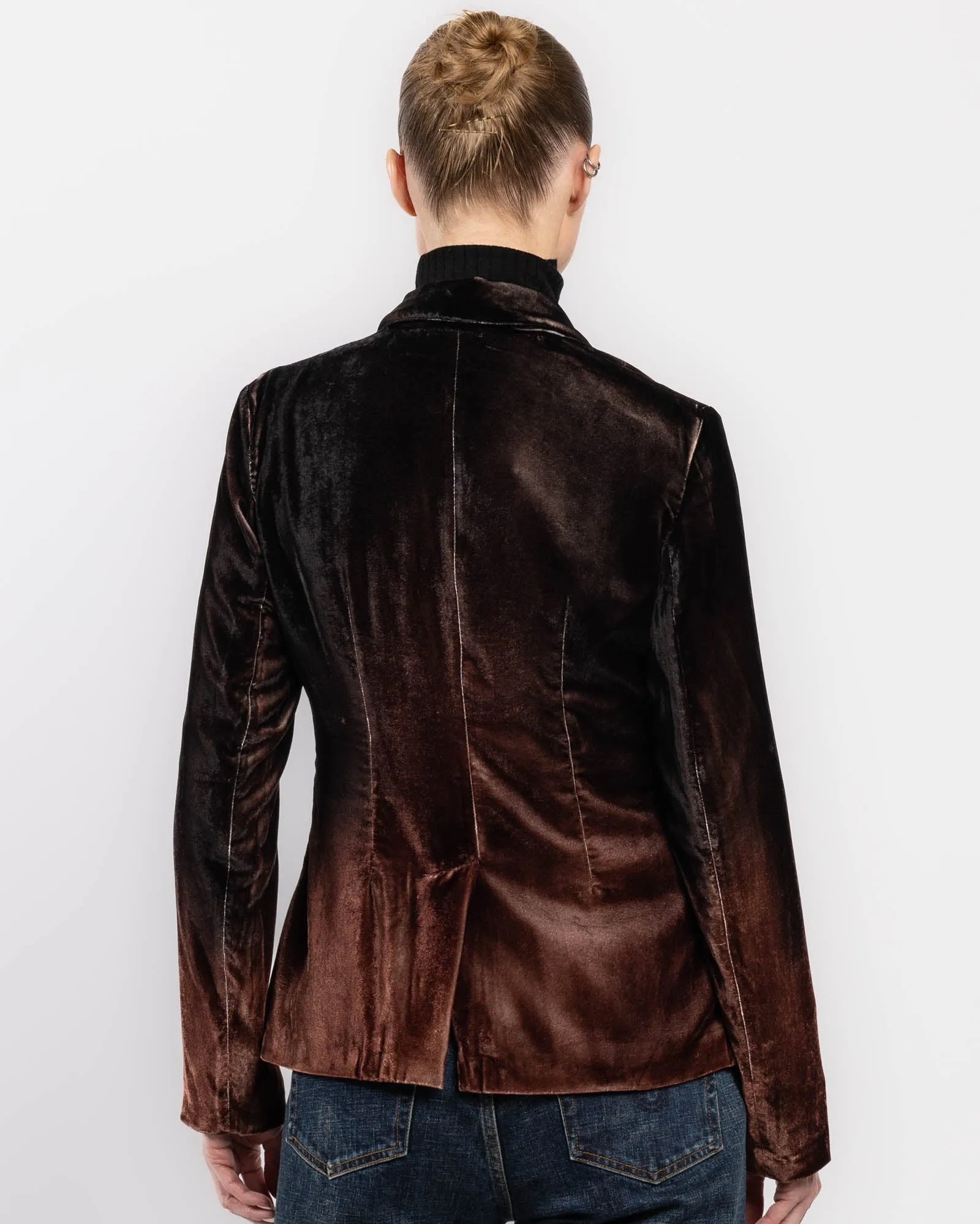 Stretch Velvet Jacket sold by TNT Fashion product image thumbnail 3