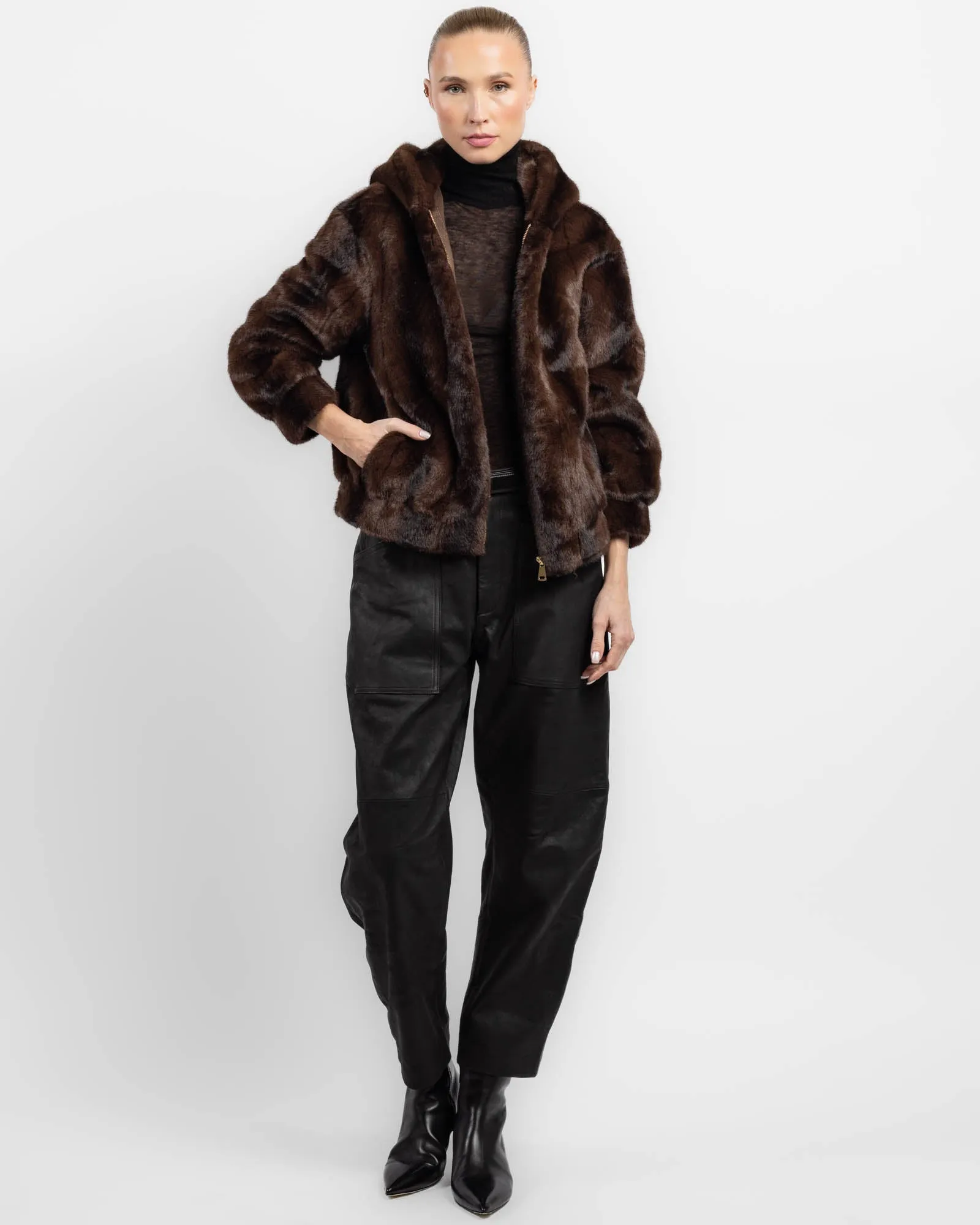 Faux Fur Coat sold by TNT Fashion product image thumbnail 2