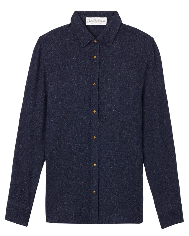 Midnight Donegal Shirt sold by TNT Fashion