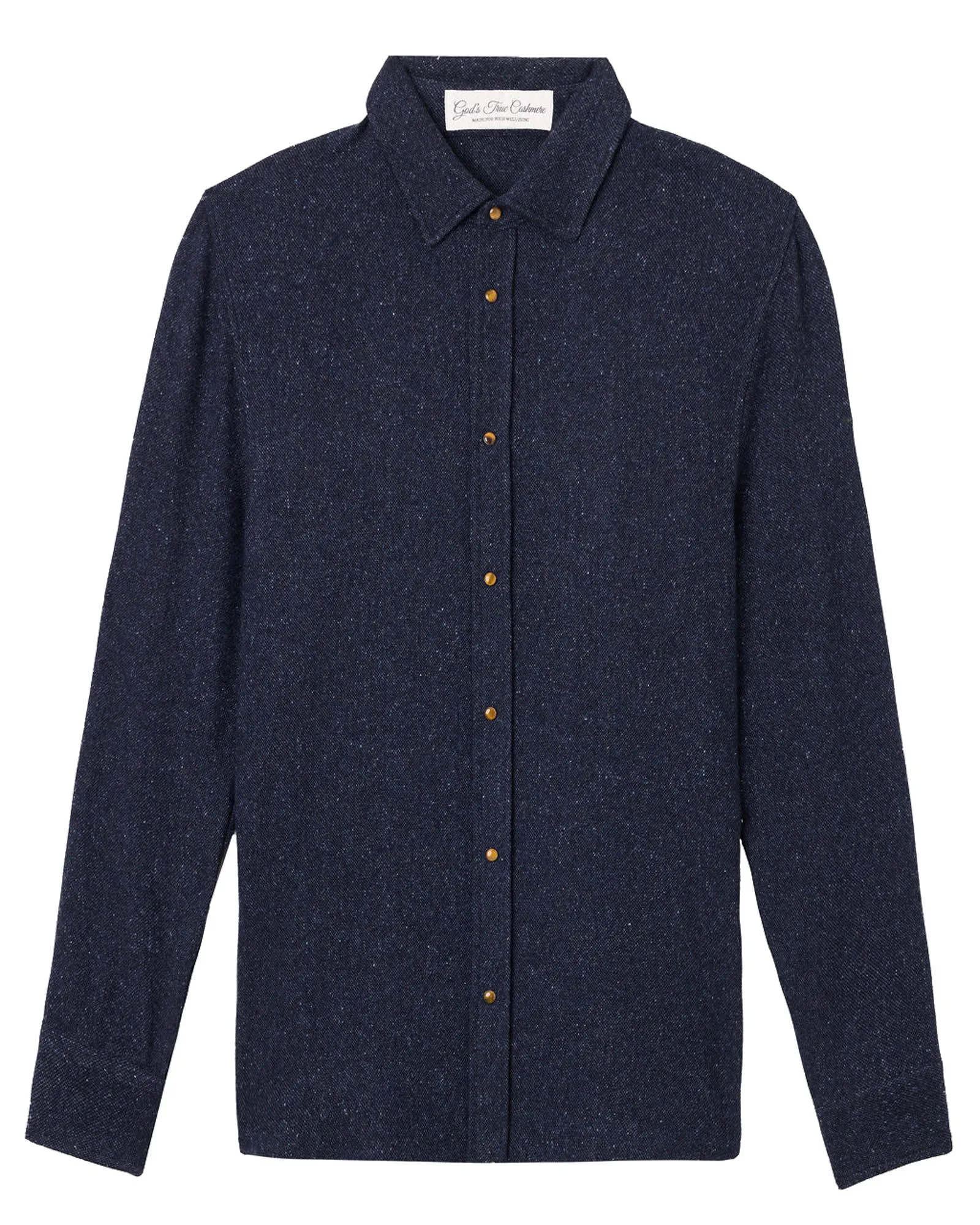 Midnight Donegal Shirt sold by TNT Fashion