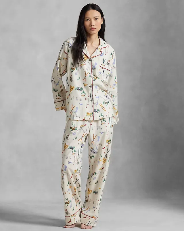 Madison Twill Pajama Set sold by TNT Fashion