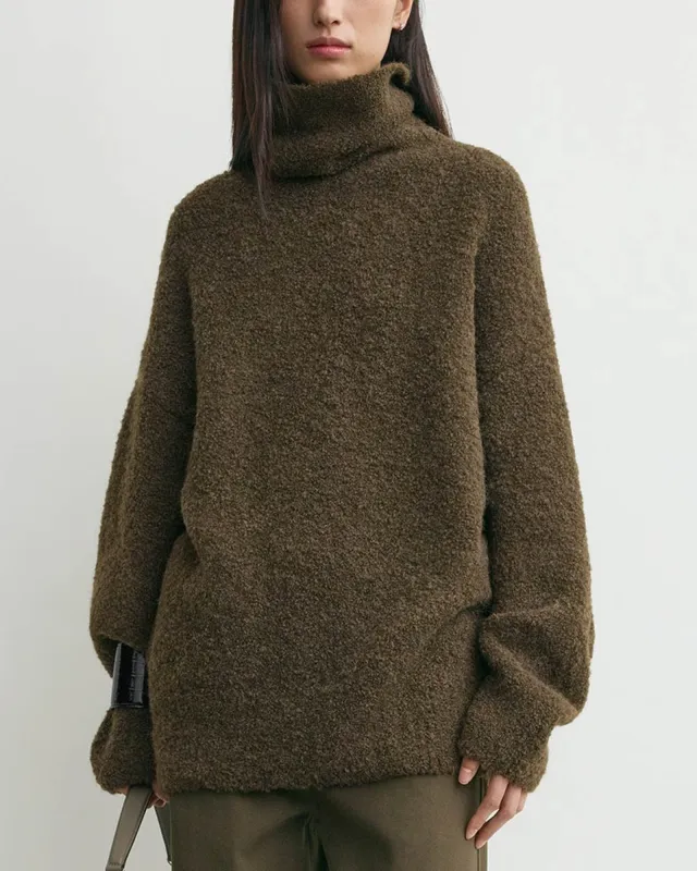Oversized Turtleneck Sweater sold by TNT Fashion
