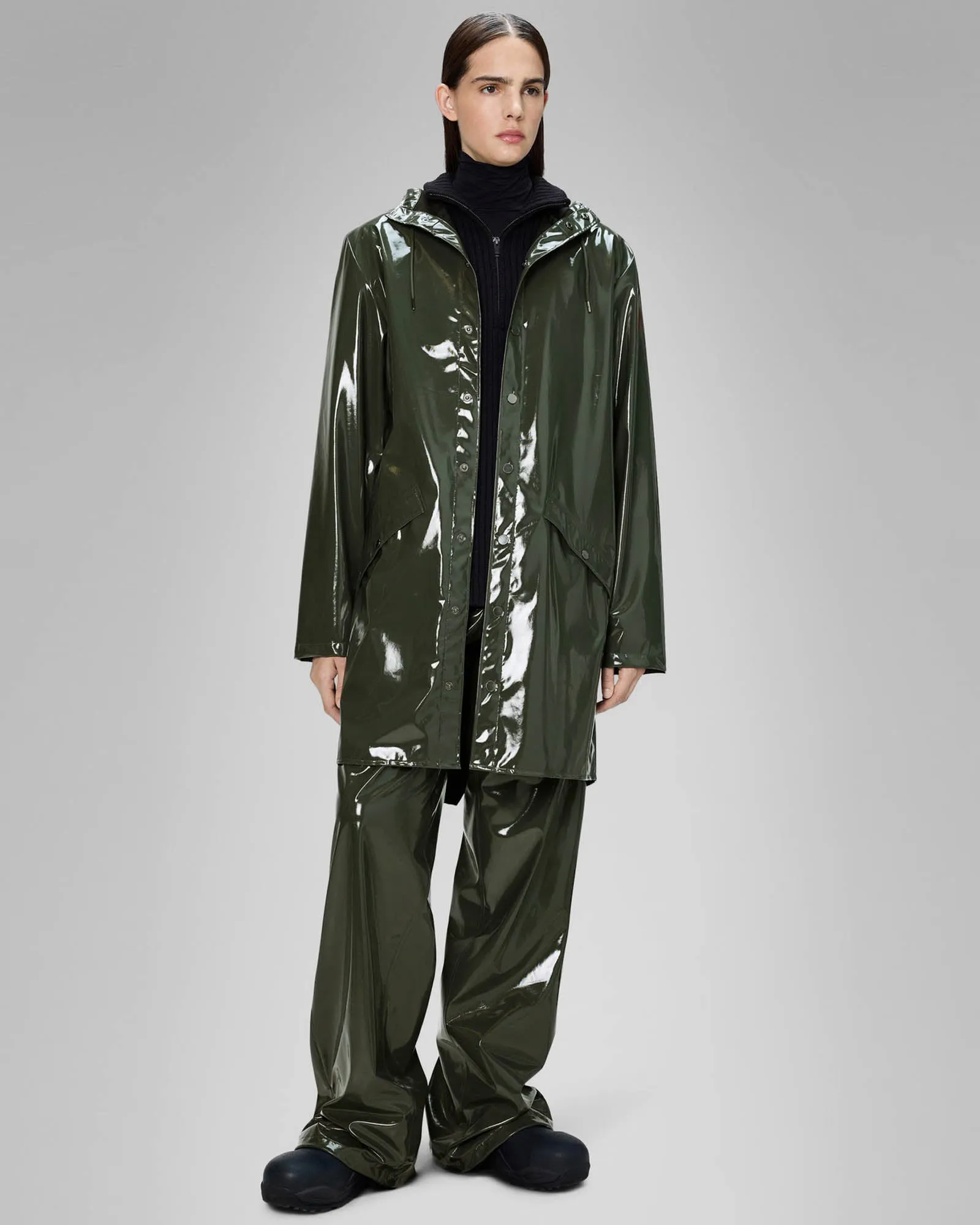 Long Rain Coat sold by TNT Fashion product image thumbnail 2