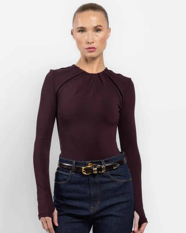 Drape Bodysuit sold by TNT Fashion