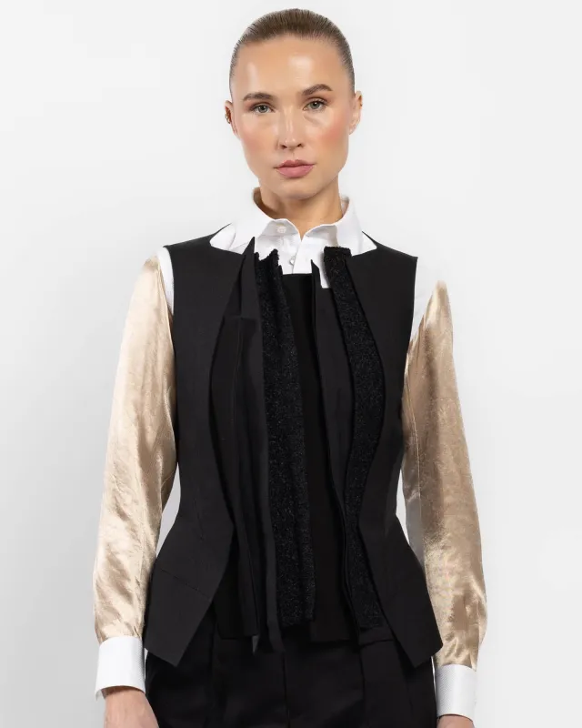 Vertical Collage-Front Vest sold by TNT Fashion