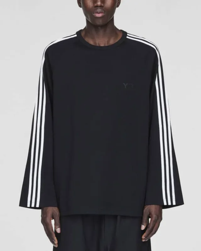 Long Sleeve 3 Stripes Tee sold by TNT Fashion