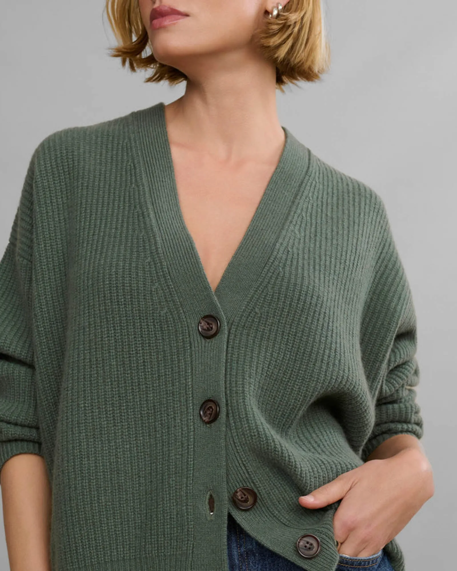 Cocoon Crop Cardigan sold by TNT Fashion product image thumbnail 4