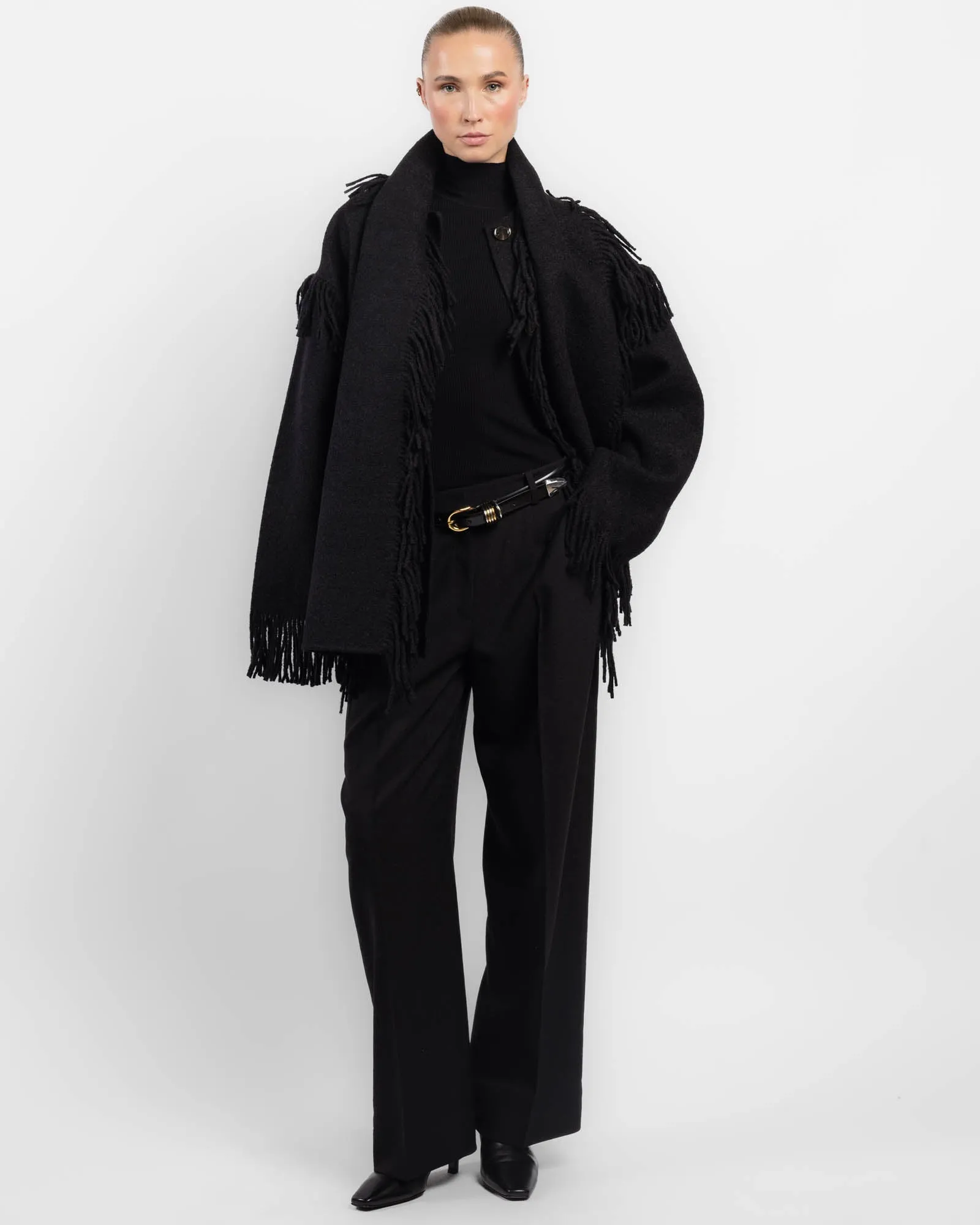 Fringe Scarf Jacket sold by TNT Fashion product image thumbnail 2