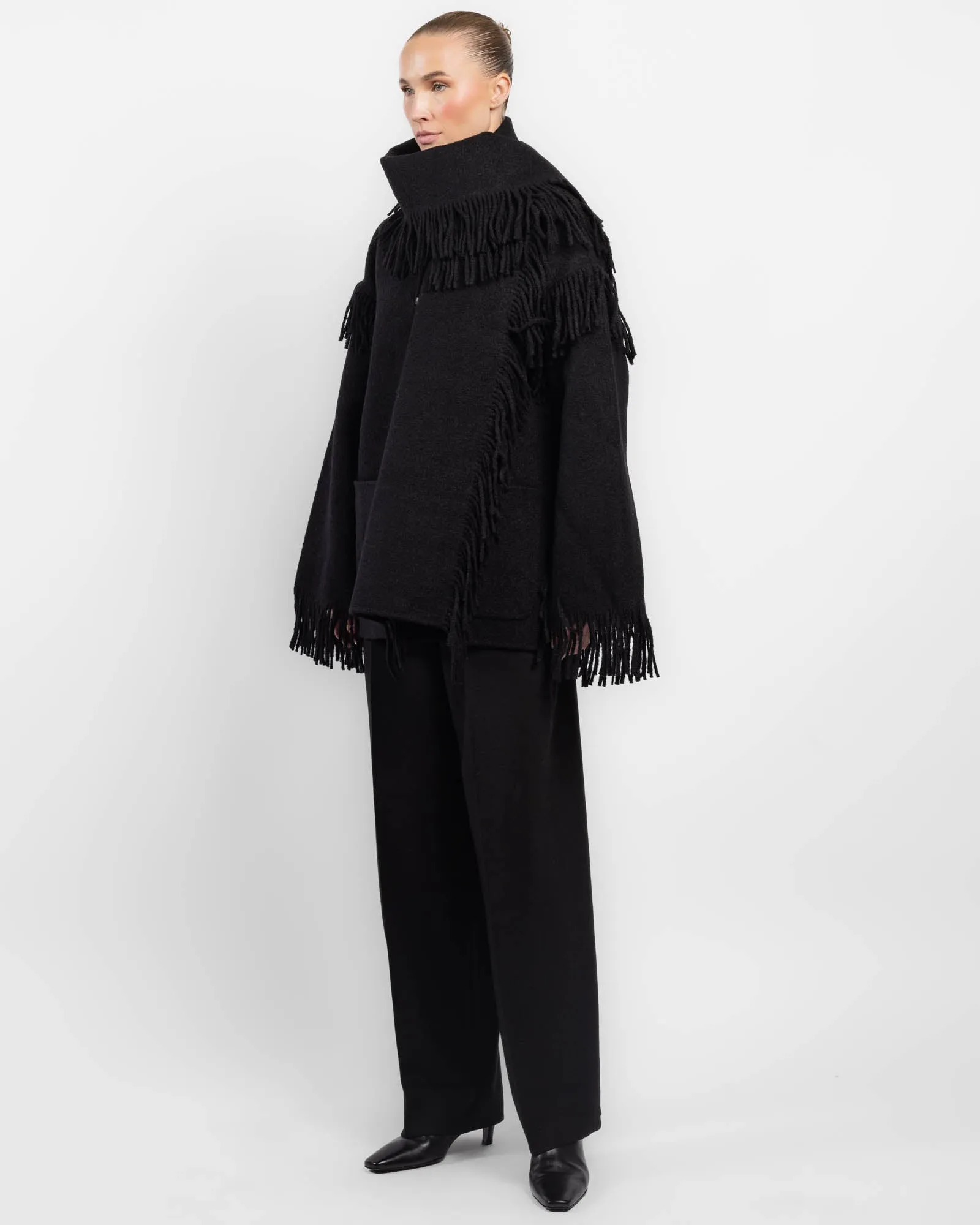 Fringe Scarf Jacket sold by TNT Fashion product image thumbnail 5