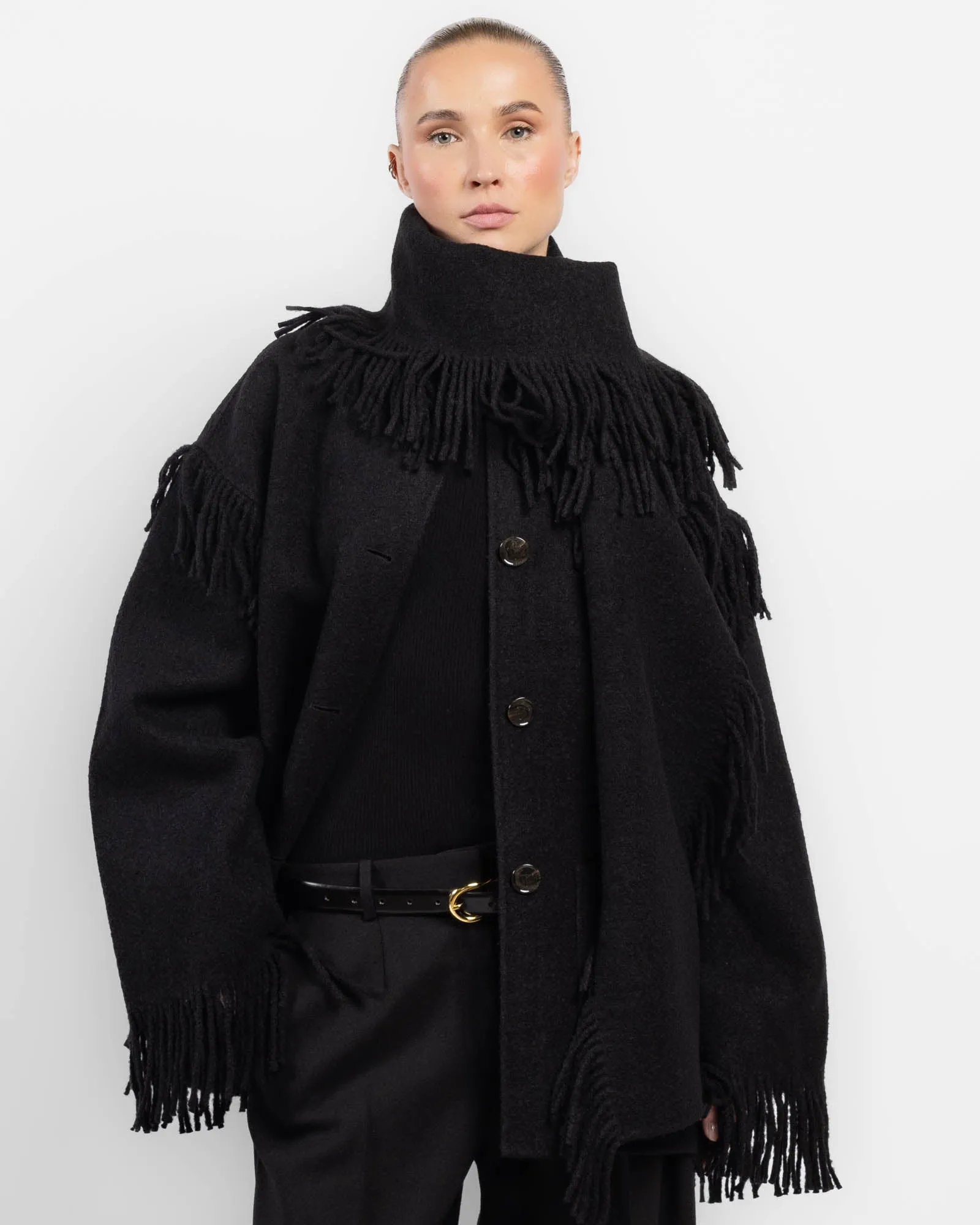 Fringe Scarf Jacket sold by TNT Fashion product image thumbnail 4