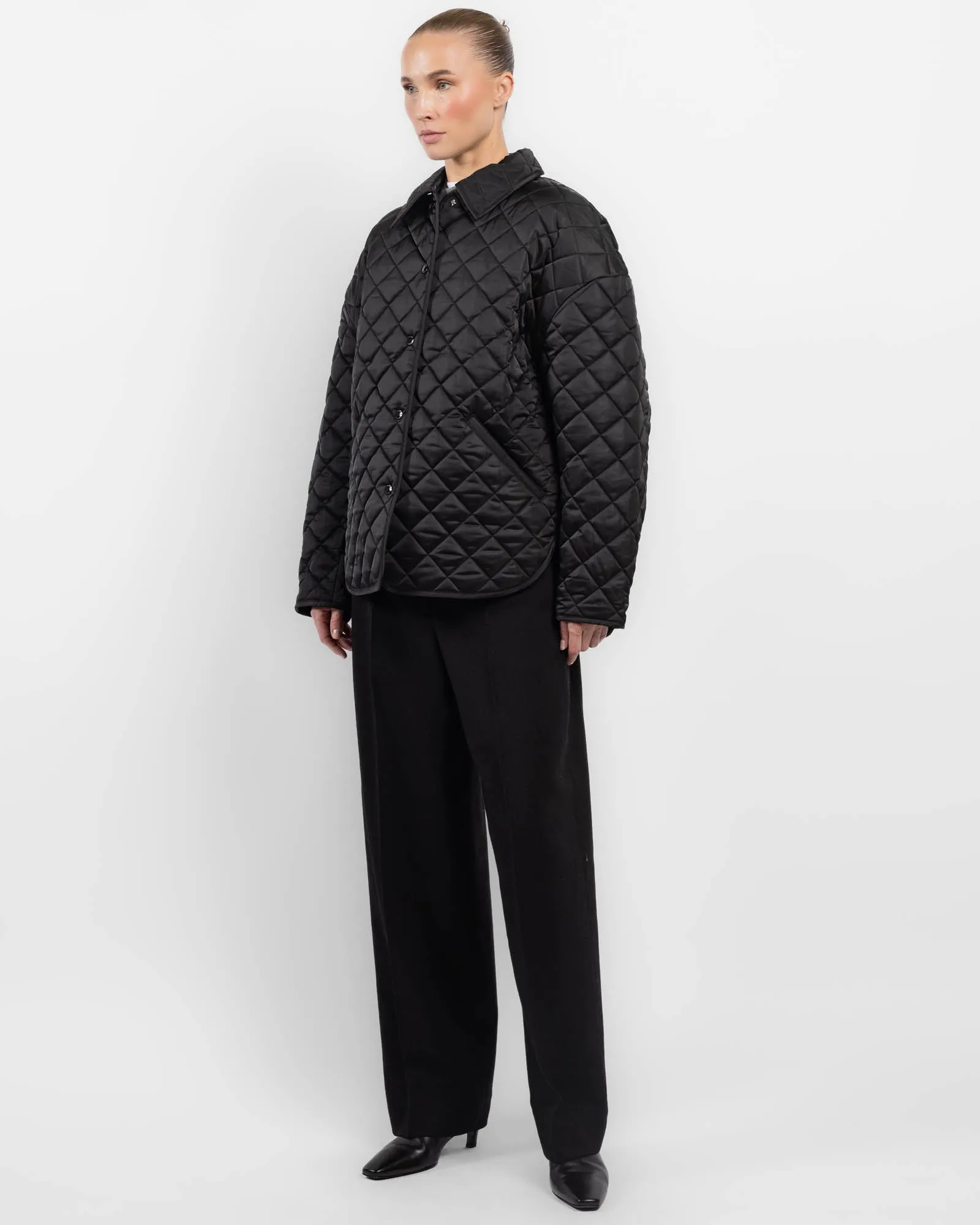 Collar Quilted Jacket sold by TNT Fashion product image thumbnail 4