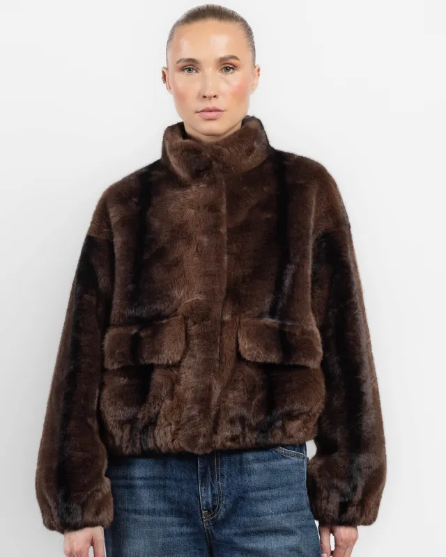 Faux Fur Jacket sold by TNT Fashion