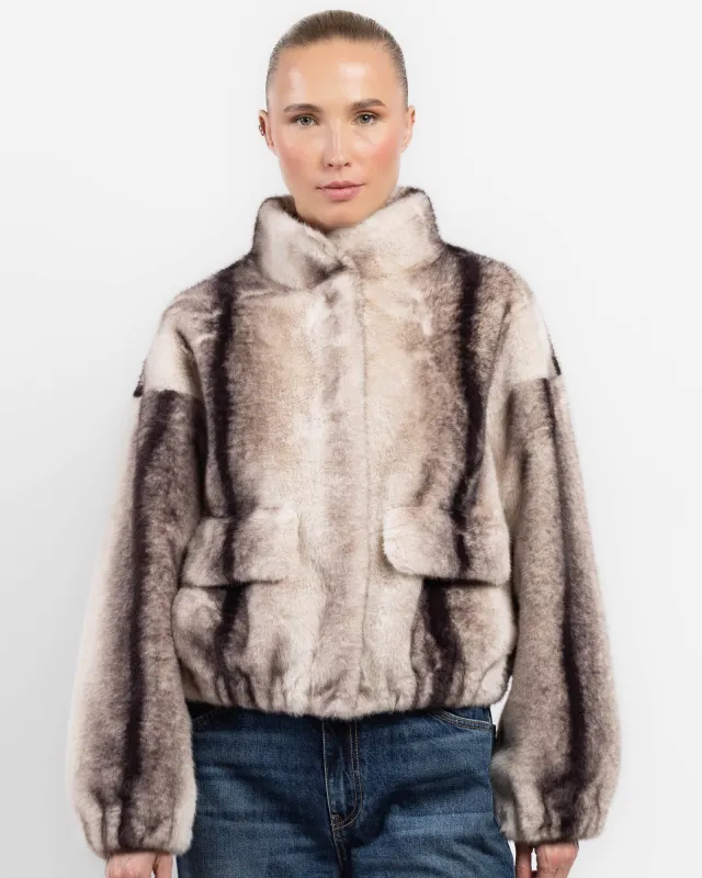 Faux Fur Jacket sold by TNT Fashion