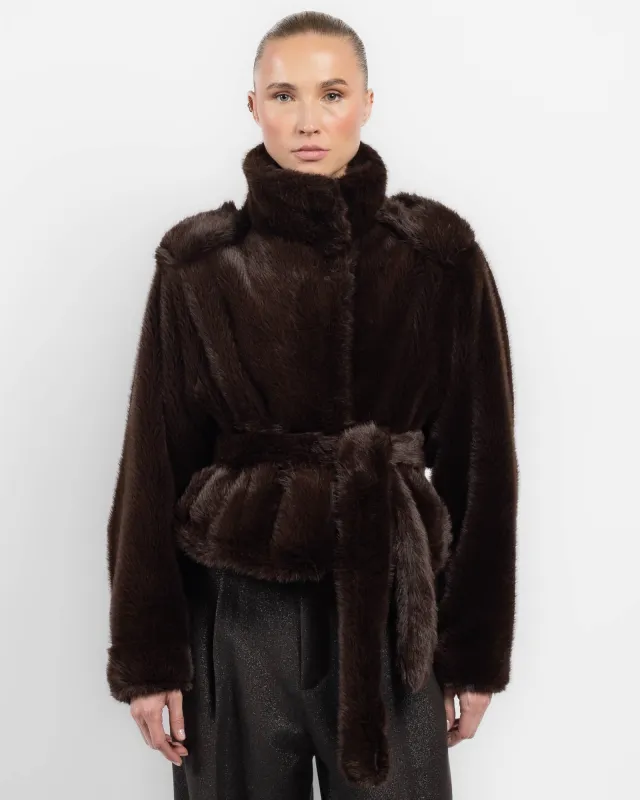 Hunter Faux Fur Jacket sold by TNT Fashion