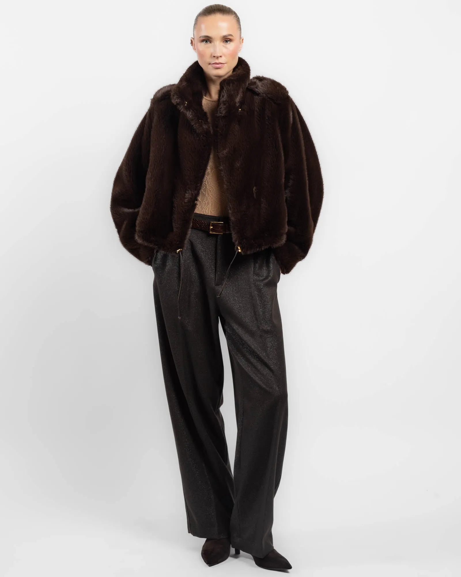 Hunter Faux Fur Jacket sold by TNT Fashion product image thumbnail 2