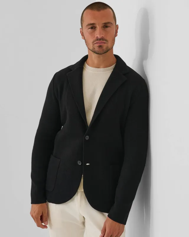 Eco Cashmere Patch Blazer sold by TNT Fashion