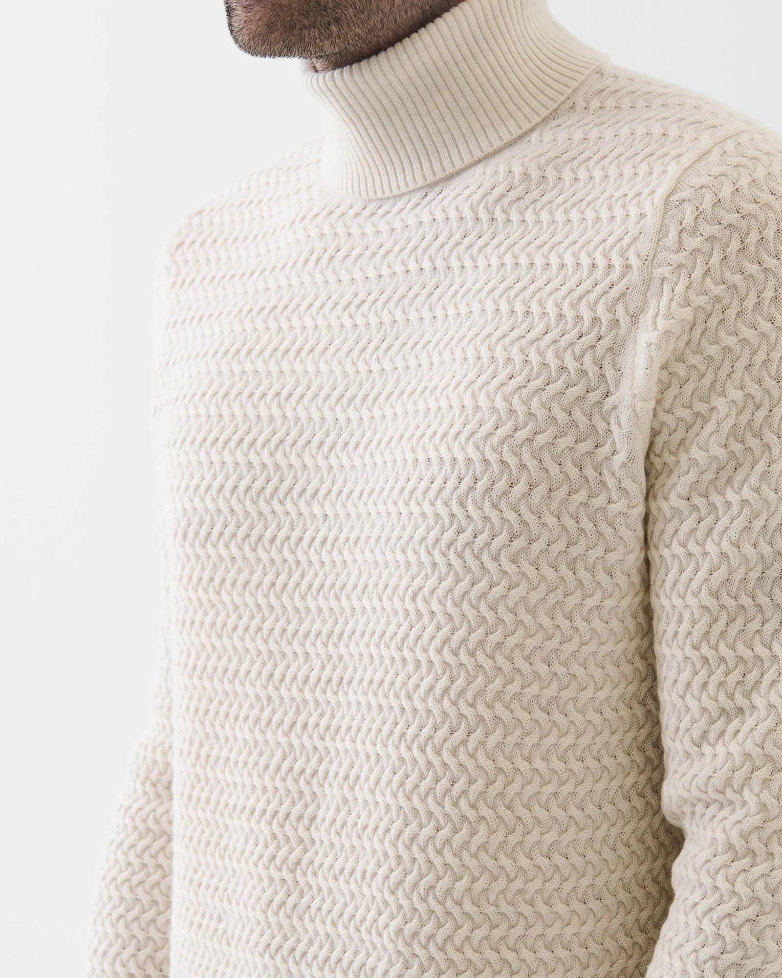 Merino Textured Turtleneck sold by TNT Fashion product image thumbnail 4