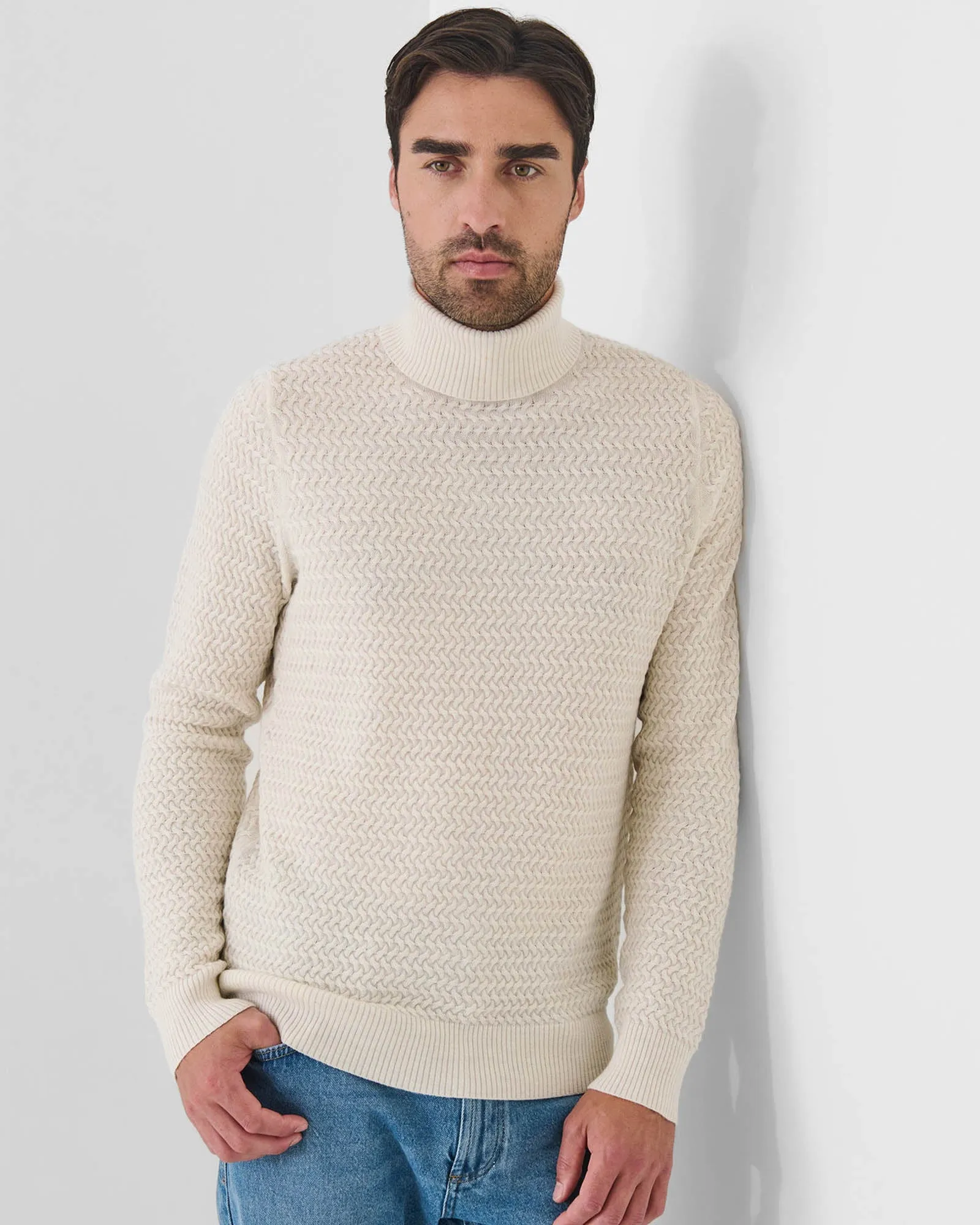 Merino Textured Turtleneck sold by TNT Fashion product image thumbnail 3