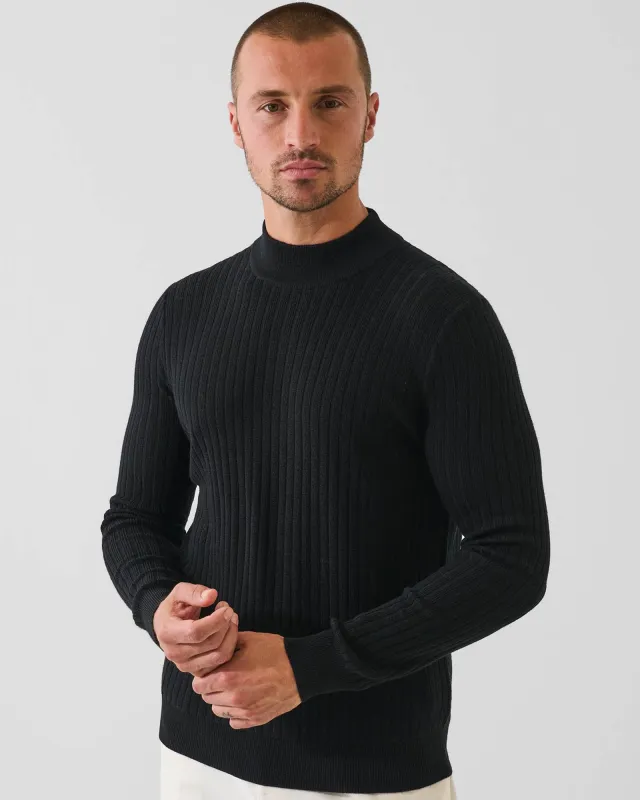 Textured Mock Neck Top sold by TNT Fashion