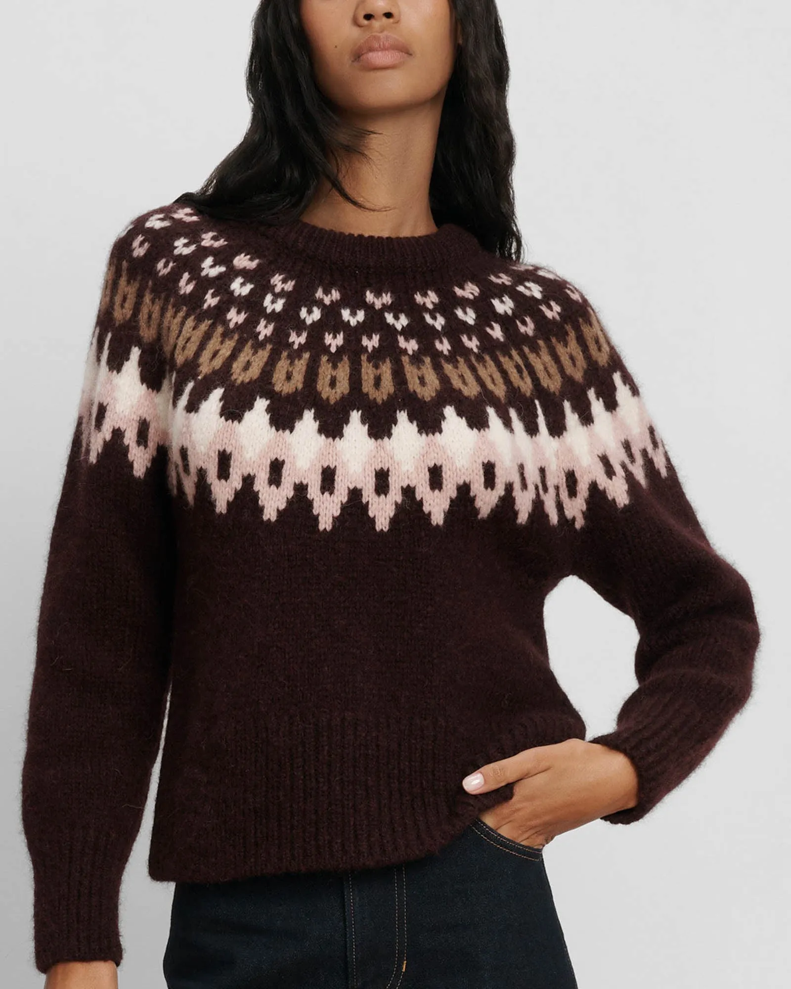 Anne Fair Isle Sweater sold by TNT Fashion